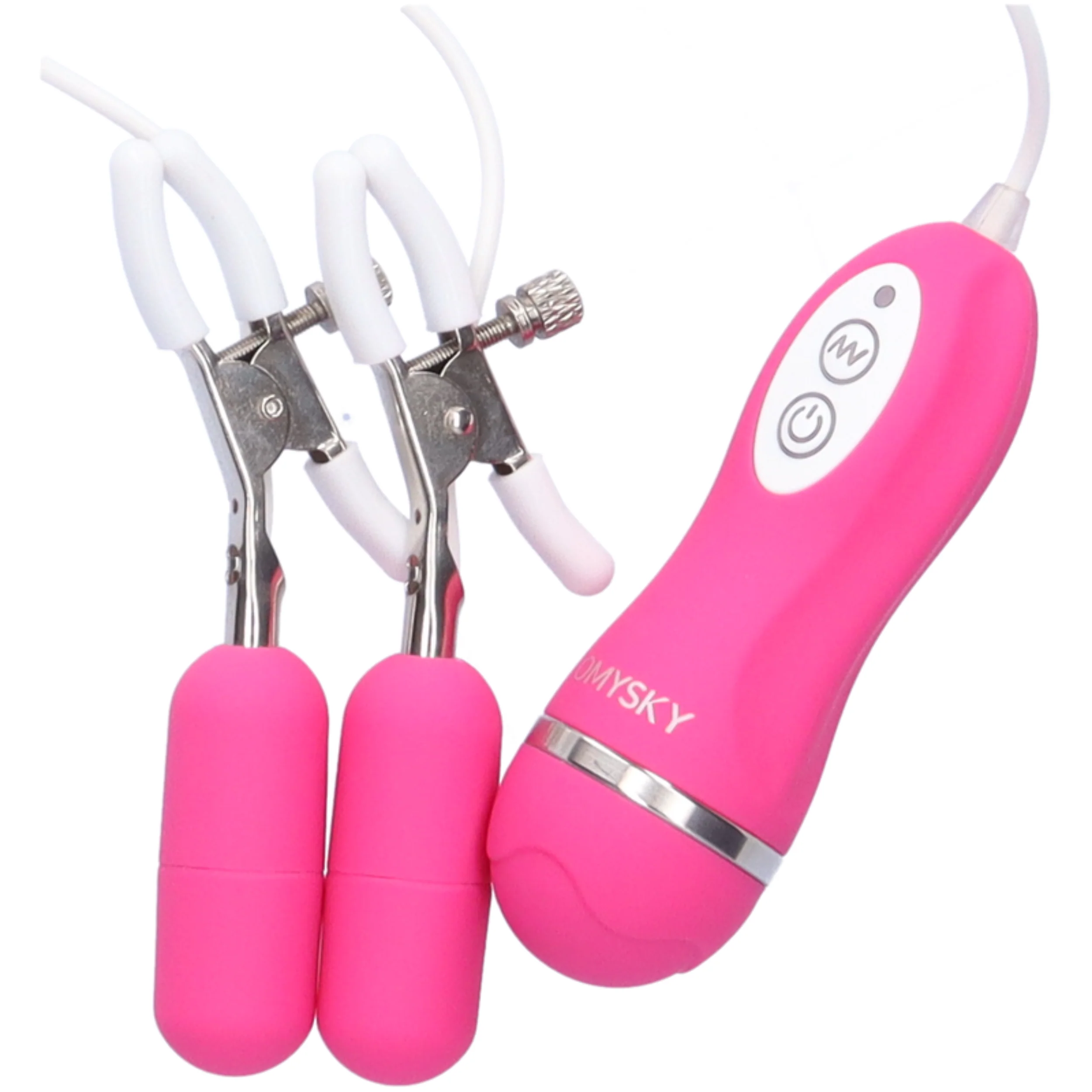 Powerful Vibrating Nipple Clamps with Remote - Image 2