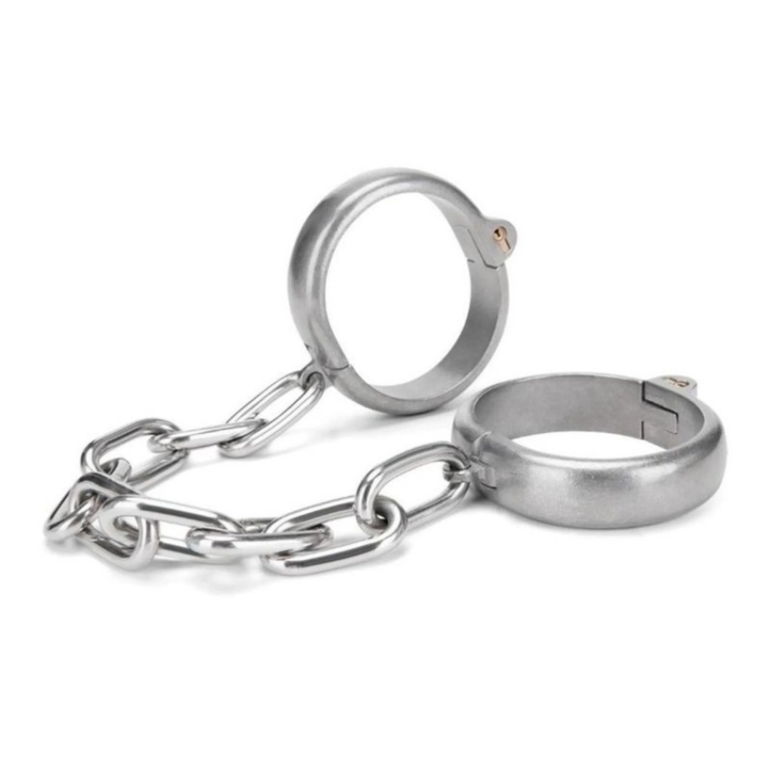 Prowler RED Heavy Duty Metal Handcuffs - Stainless Steel - Image 3