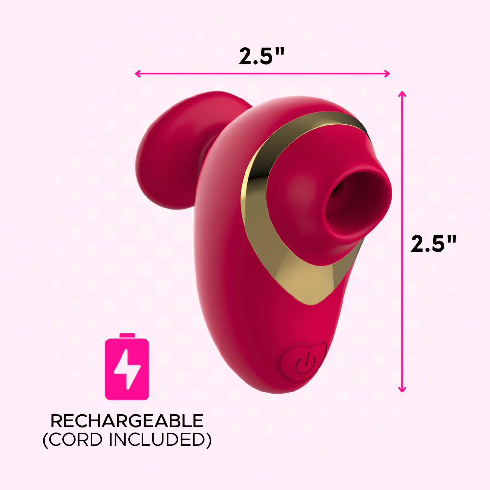 Silicone Pussy Pal Air Pulse Vibrator - Fits in Your Hand! - Image 5