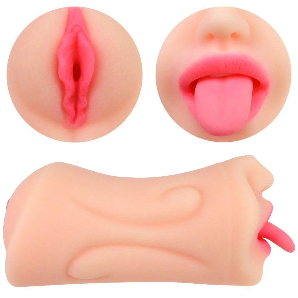 Ultimate Deep Throat Dual Stroker - One End Has a Tight Pussy! - Image 3