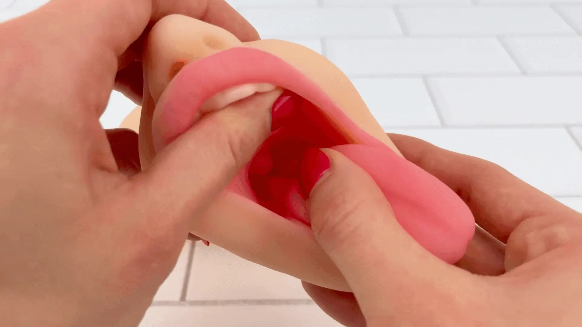 Ultimate Deep Throat Dual Stroker - One End Has a Tight Pussy! - Image 4