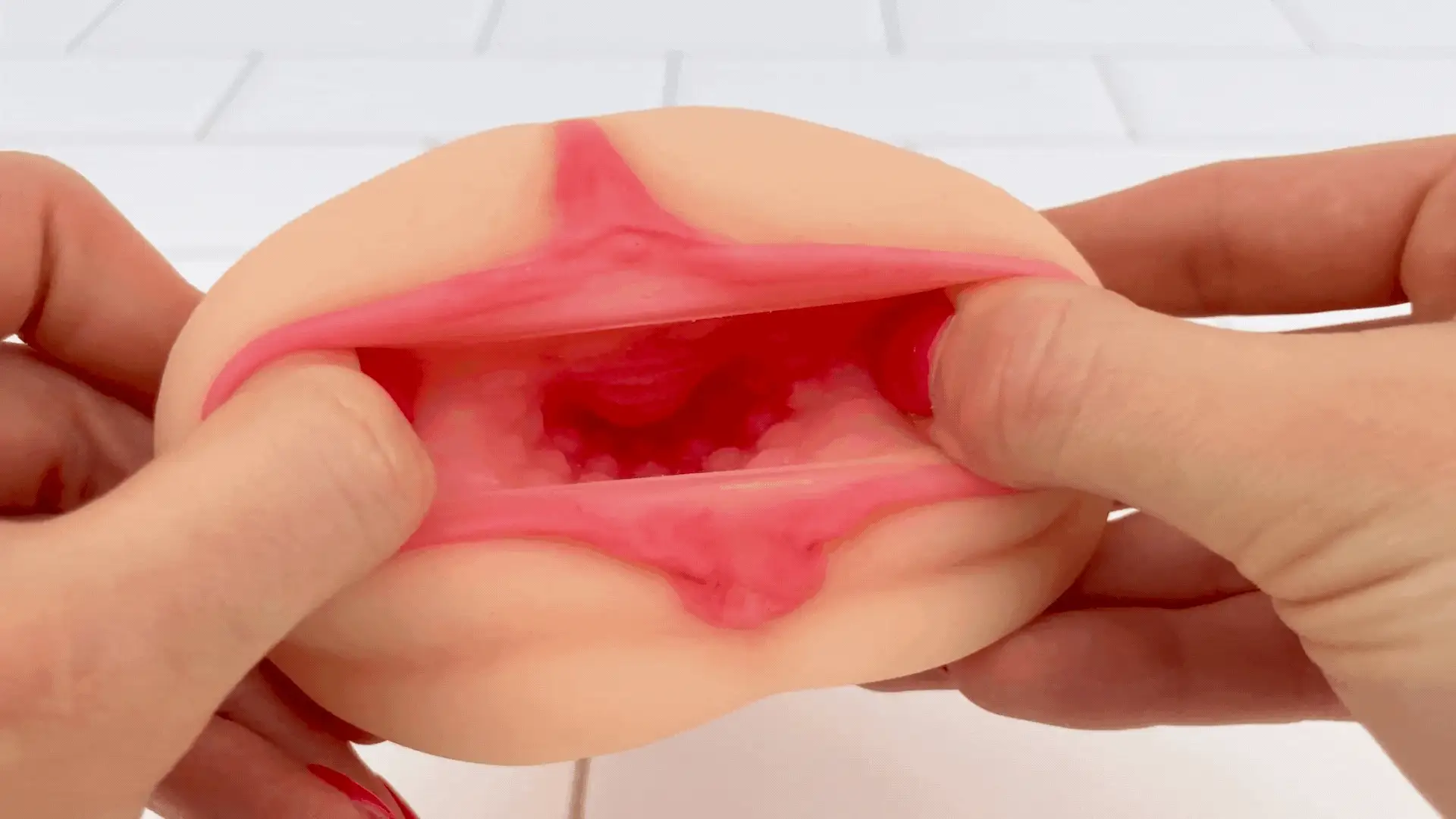 Ultimate Deep Throat Dual Stroker - One End Has a Tight Pussy! - Image 8