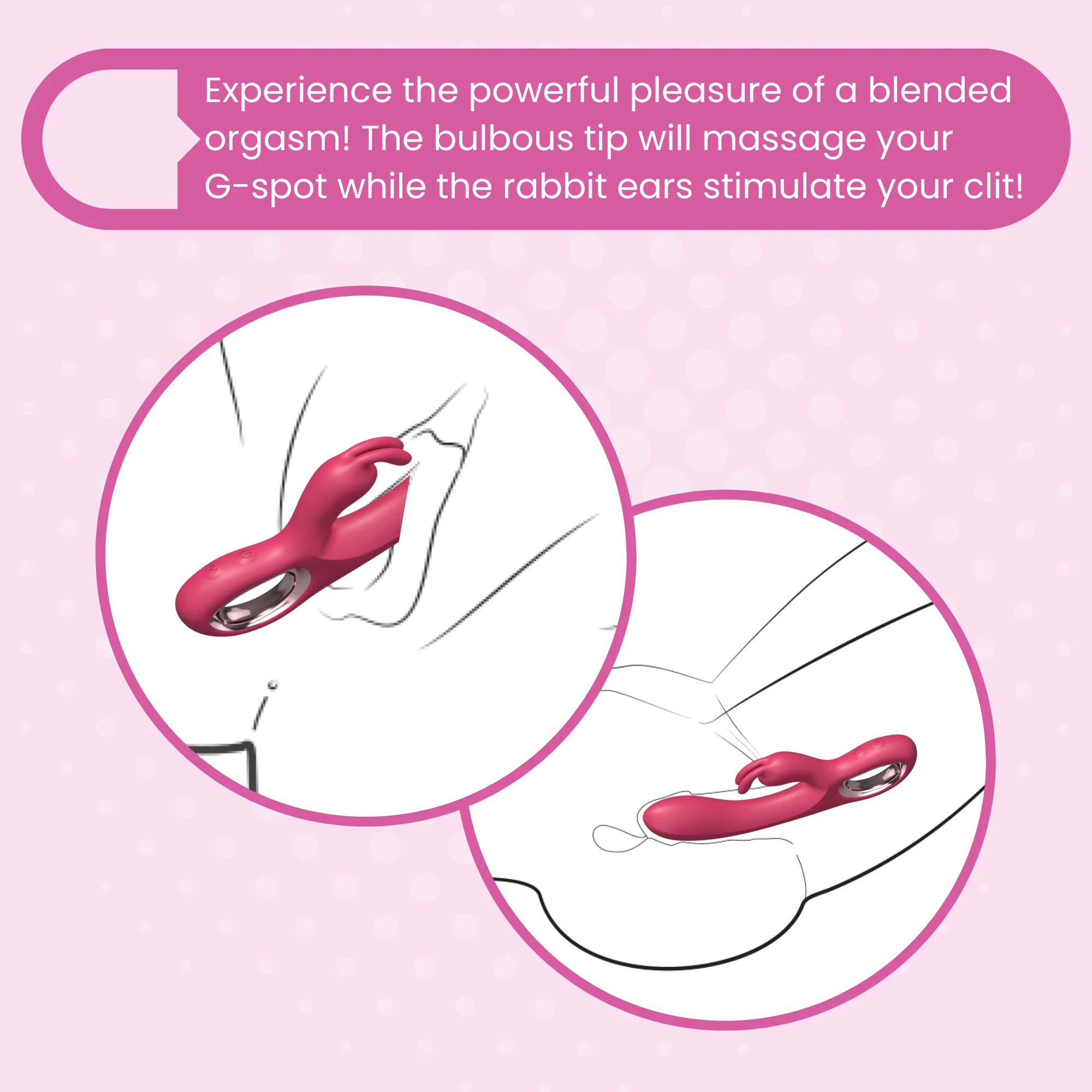 Rose Rabbit Silicone Vibrator - Stunning Clit Stimulation - Image 6