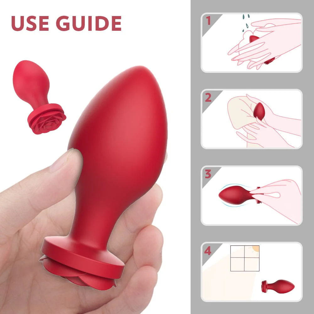 Rela Silicone Rose Anal Plug Set - Image 7