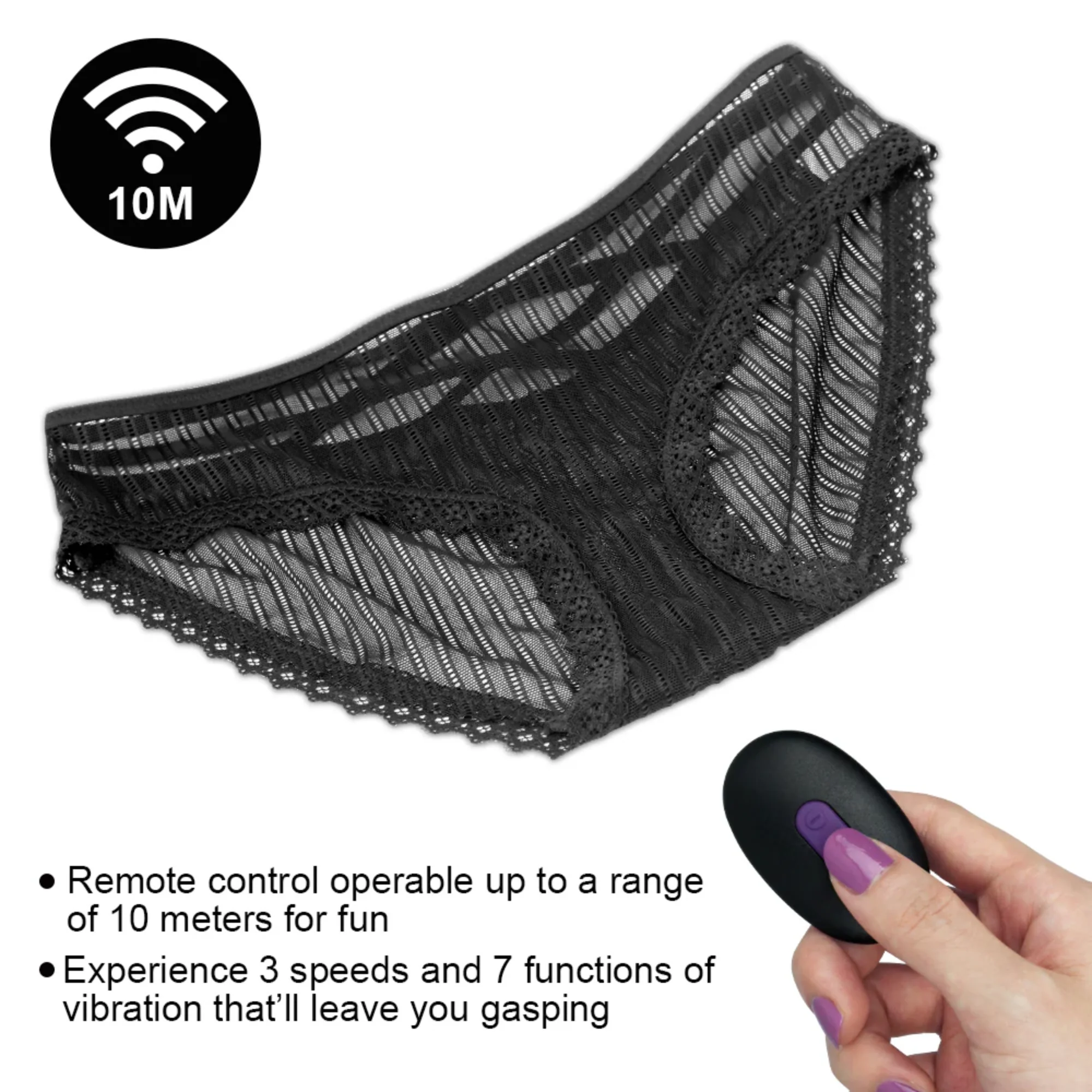 Remote Control Vibrating Panties - One Size Fits Most - Image 5