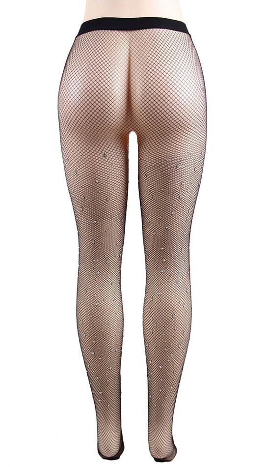 Rhinestone Pantyhose - One Size Fits Most - Image 3