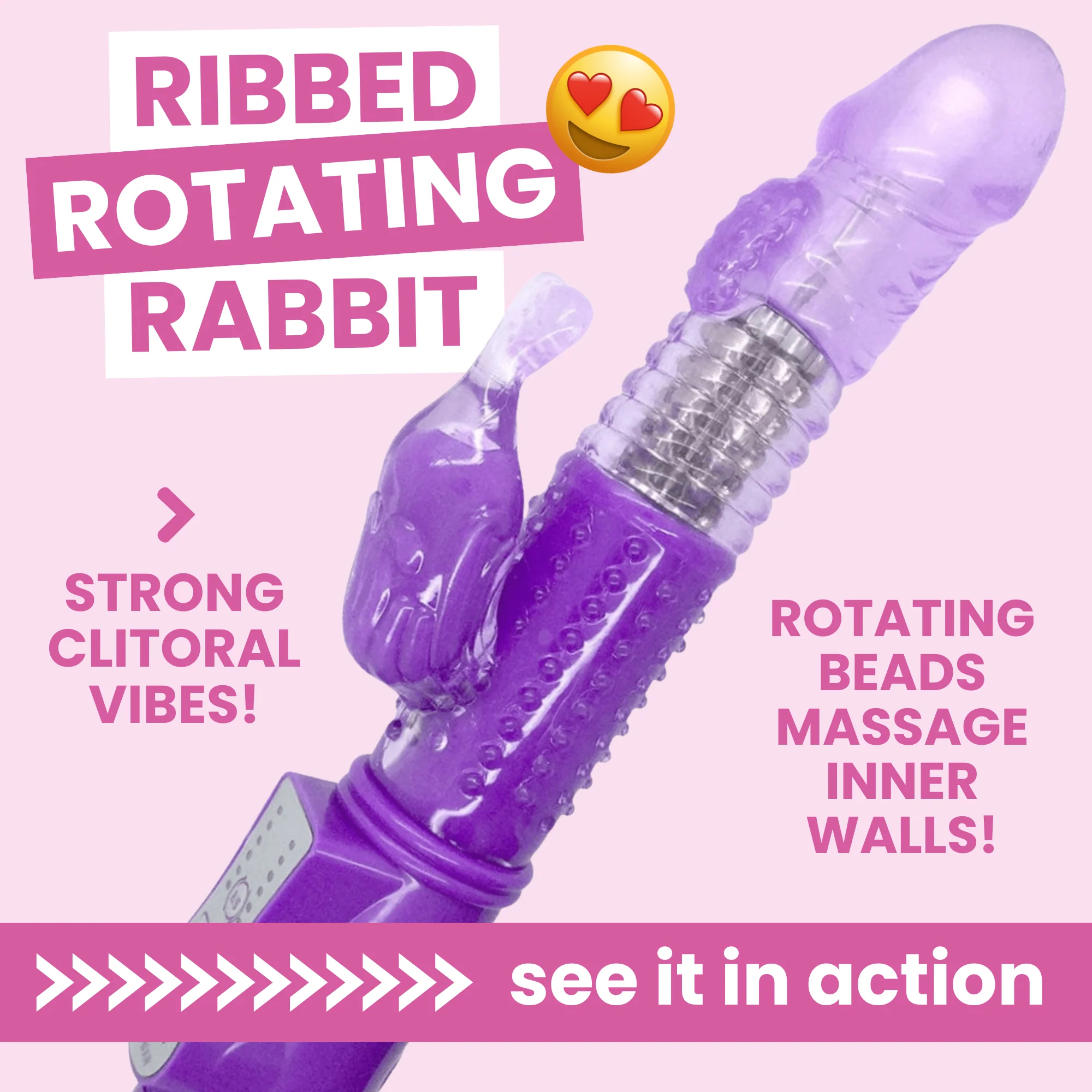 Ribbed Rotating Rabbit Vibe - Image 18
