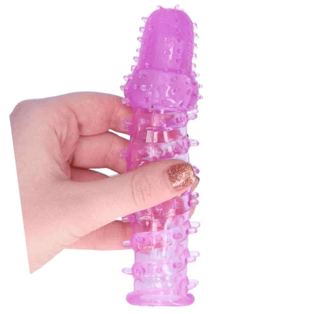 Ribbed Penis Extension With Pleasure Nubs - Image 3