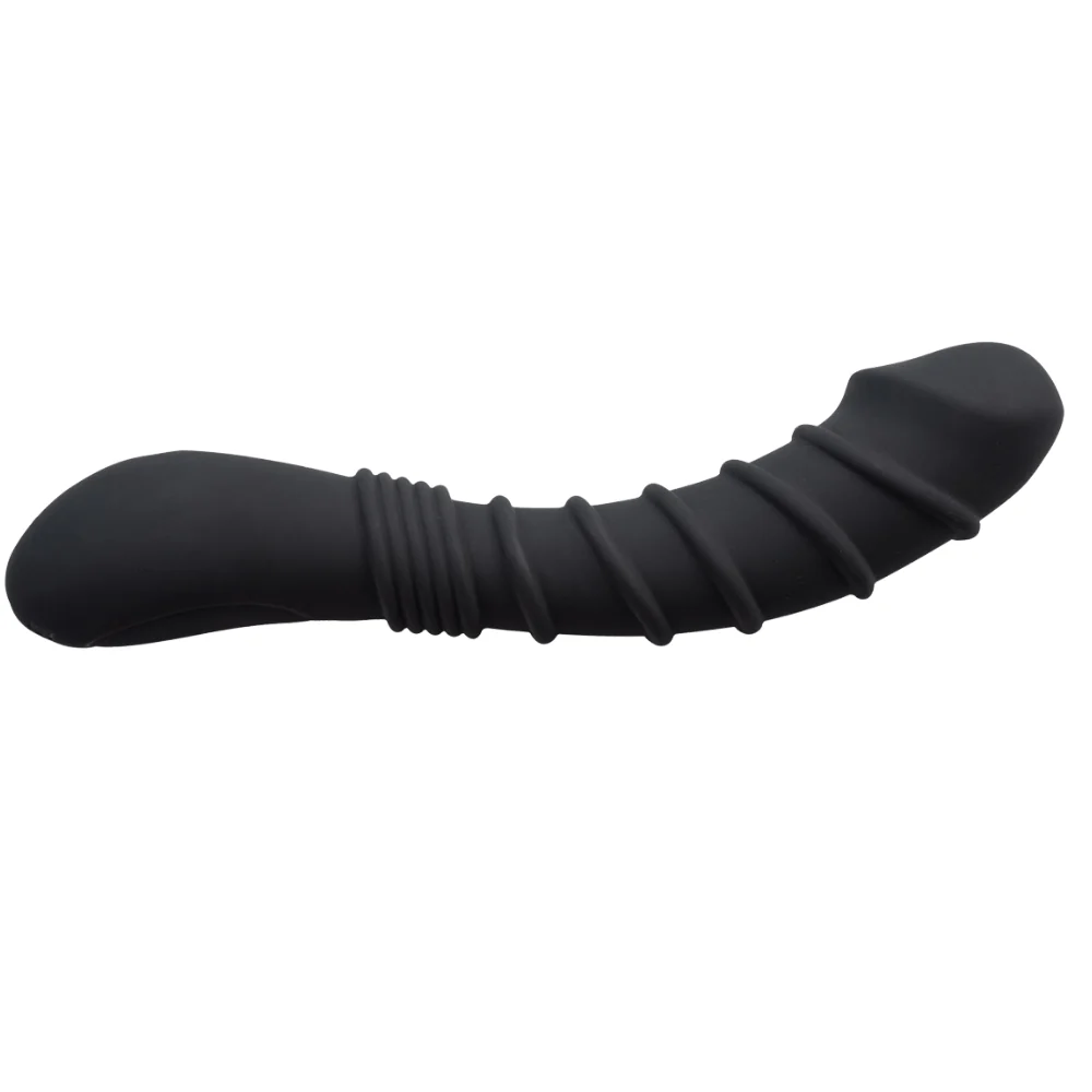 Ringed Silicone Vibrating Power Dildo: Mind Blowing G-Spot & P-Spot Orgasms! - Image 10
