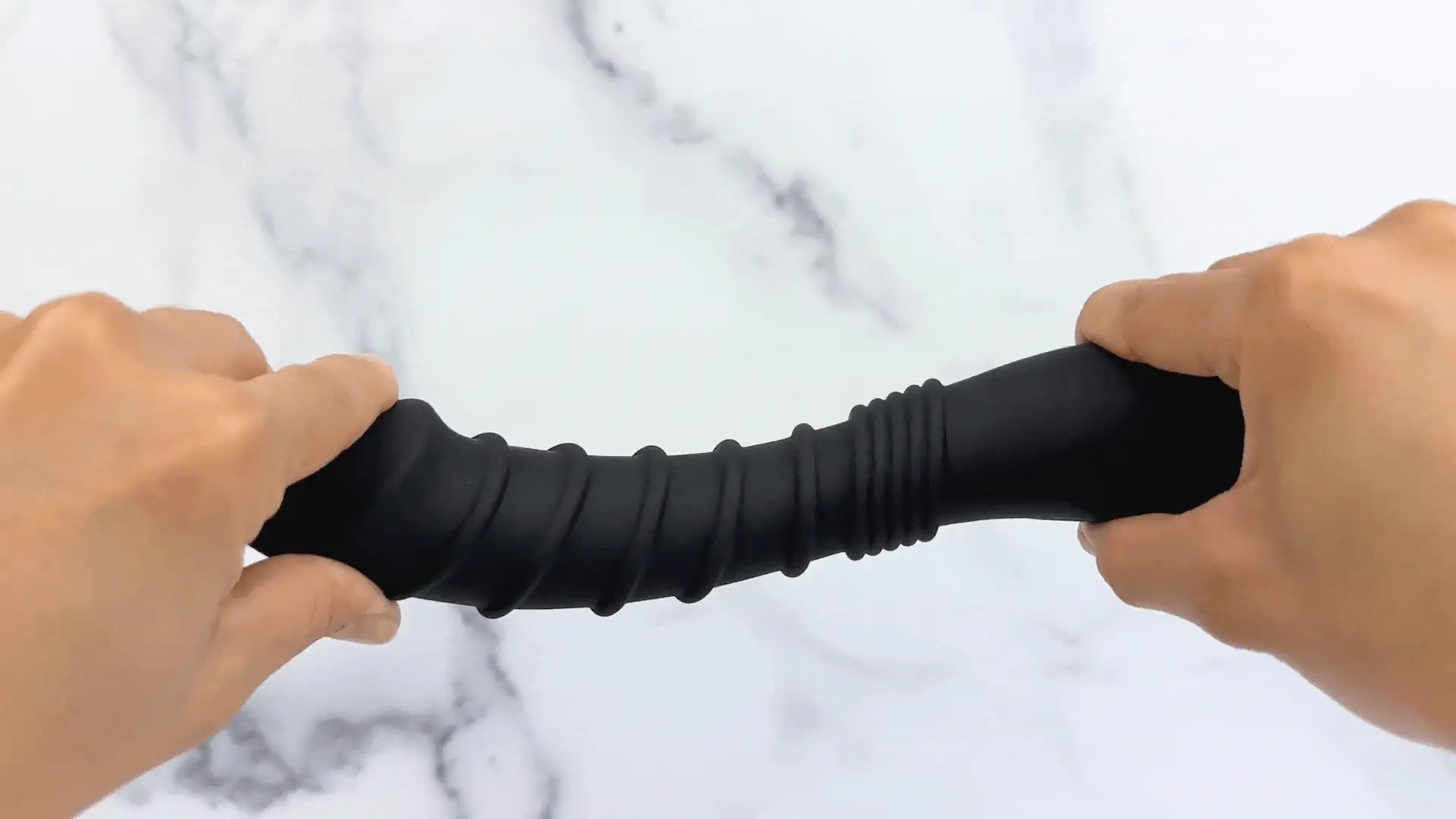 Ringed Silicone Vibrating Power Dildo: Mind Blowing G-Spot & P-Spot Orgasms! - Image 2
