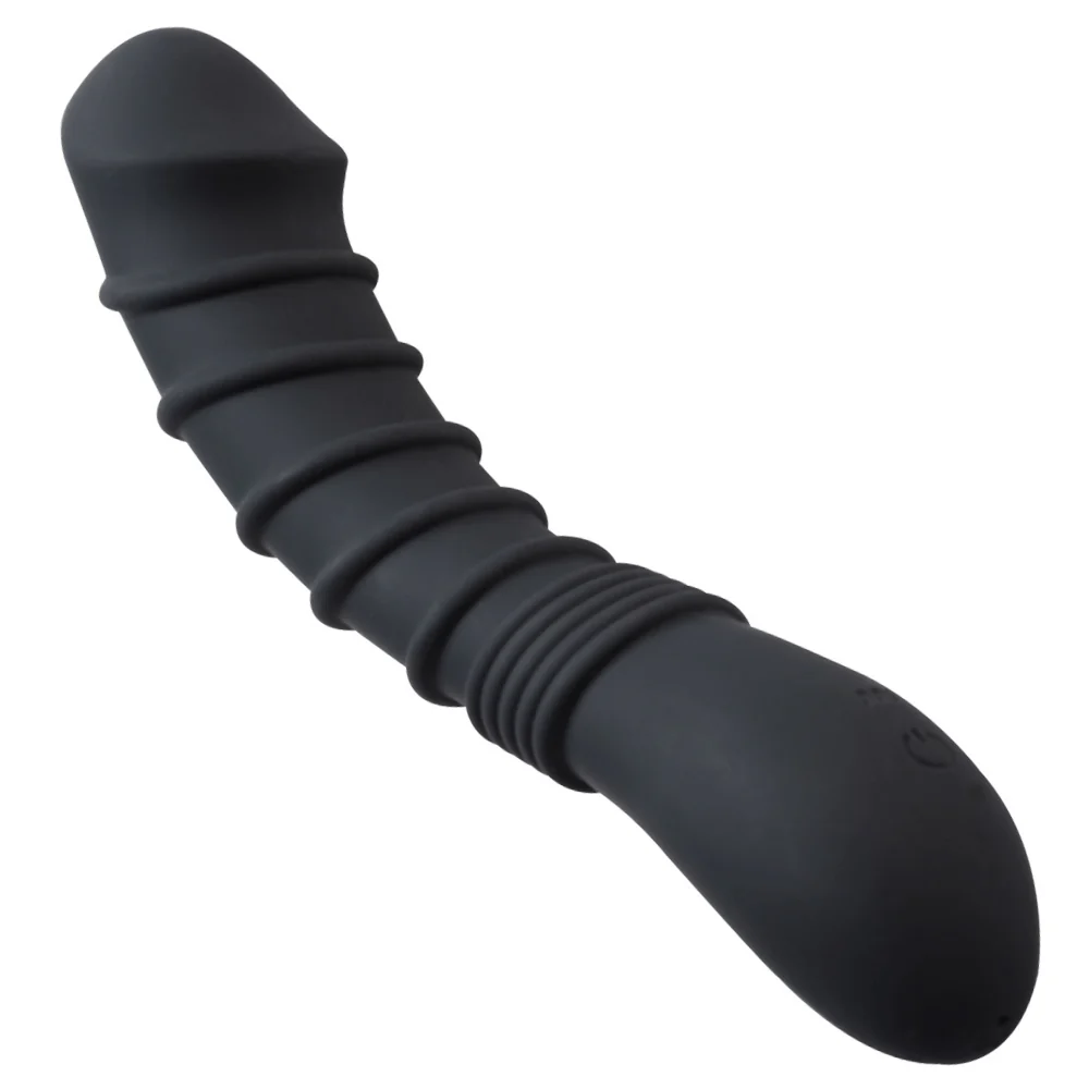 Ringed Silicone Vibrating Power Dildo: Mind Blowing G-Spot & P-Spot Orgasms! - Image 3