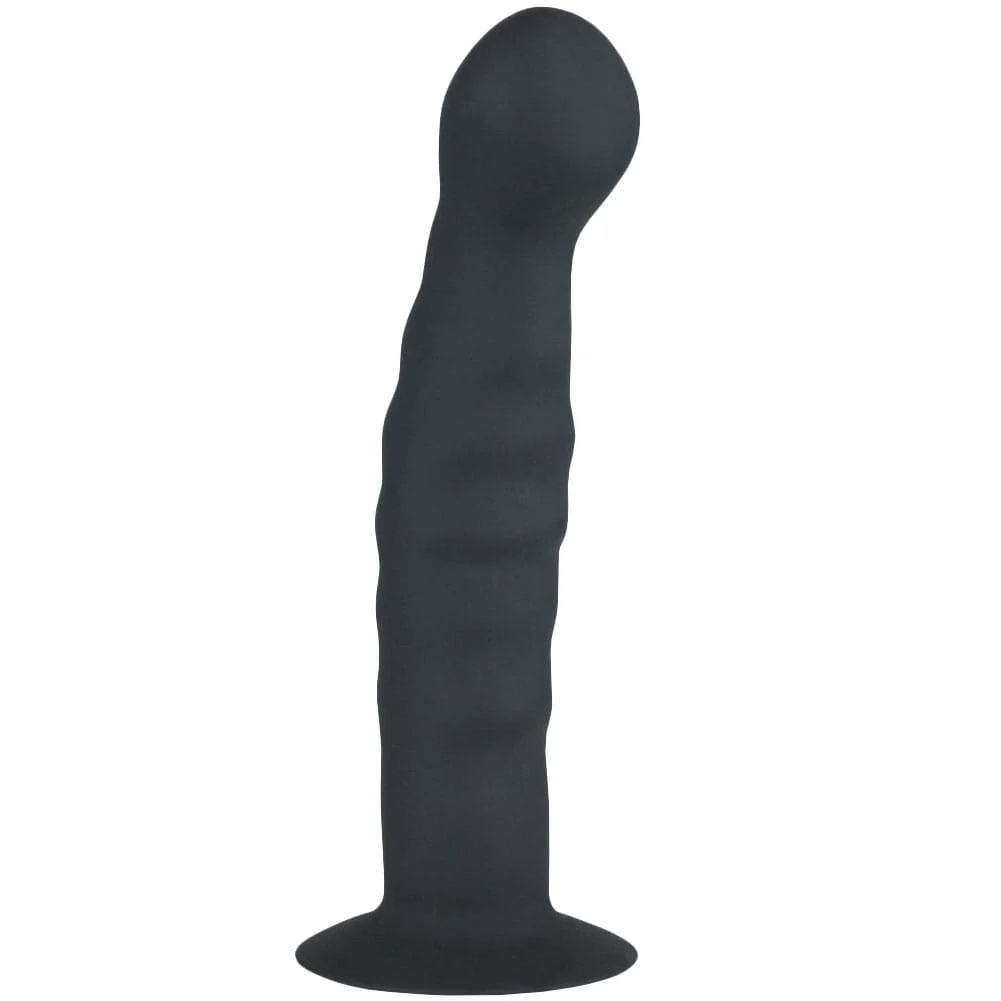 Rippled Silicone Probe - Suction Cup for Hands-Free Fun! - Image 3