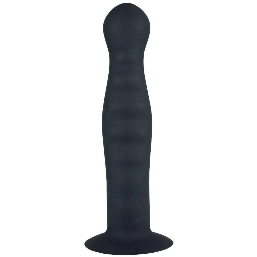 Rippled Silicone Probe - Suction Cup for Hands-Free Fun! - Image 4