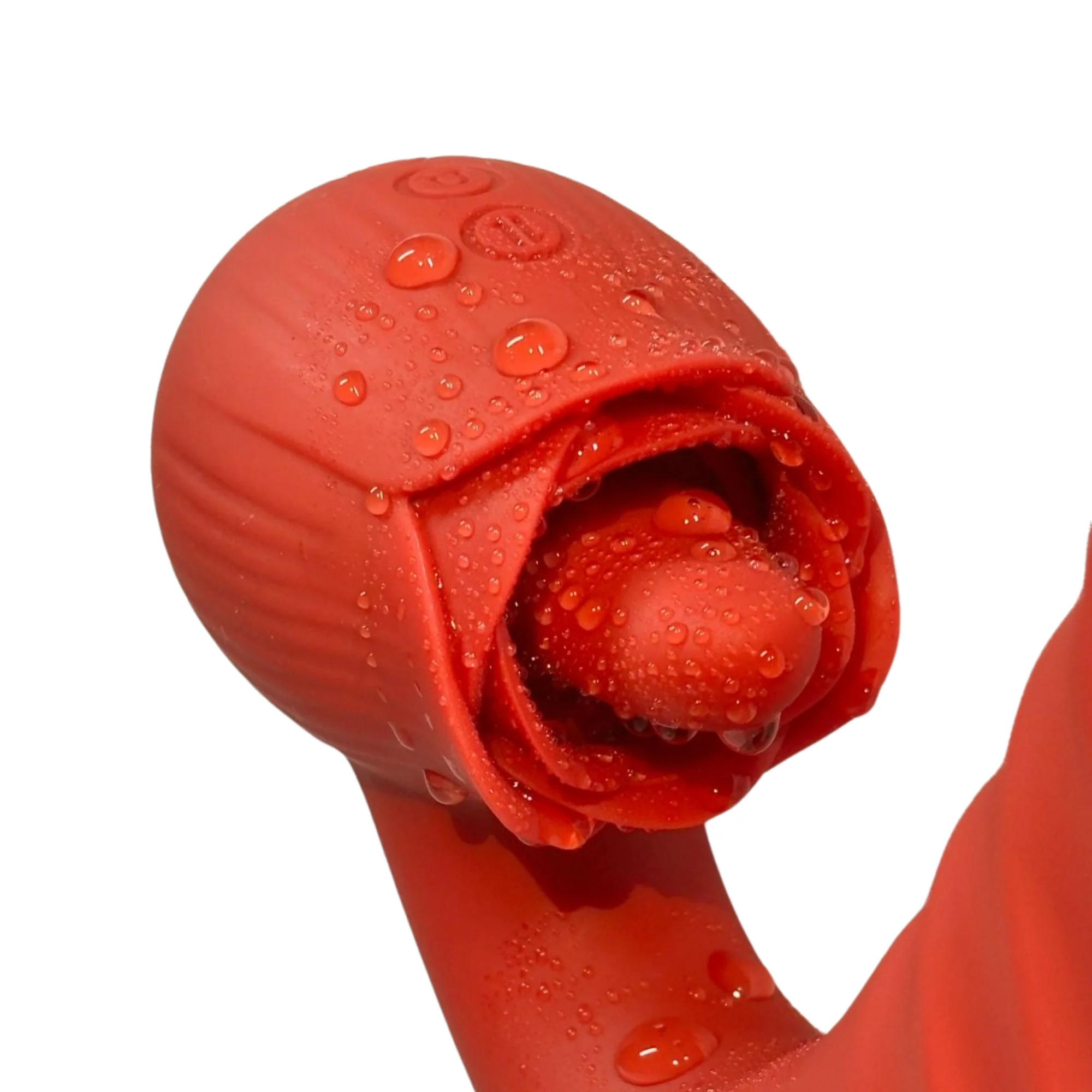Rose Tongue Thruster Silicone Women's Sex Toy - Image 11