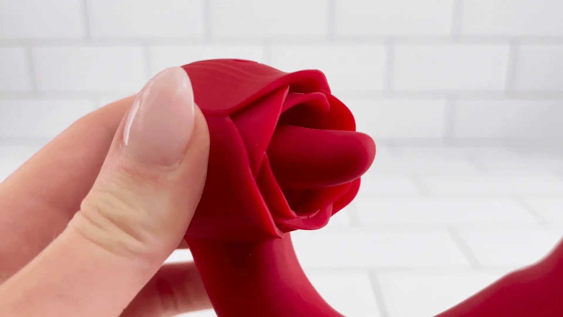 Rose Tongue Thruster Silicone Women's Sex Toy - Image 12