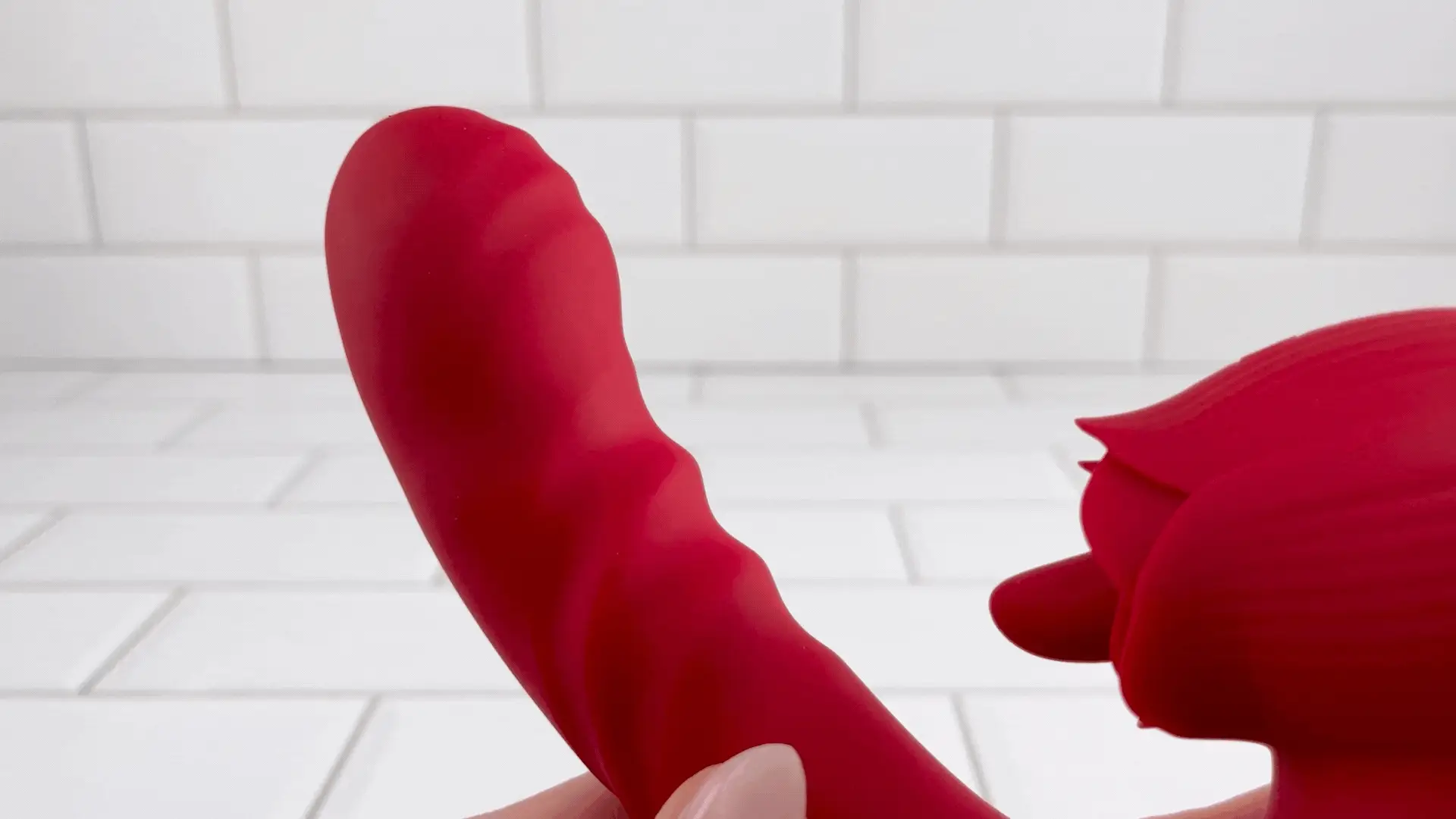 Rose Tongue Thruster Silicone Women's Sex Toy - Image 15