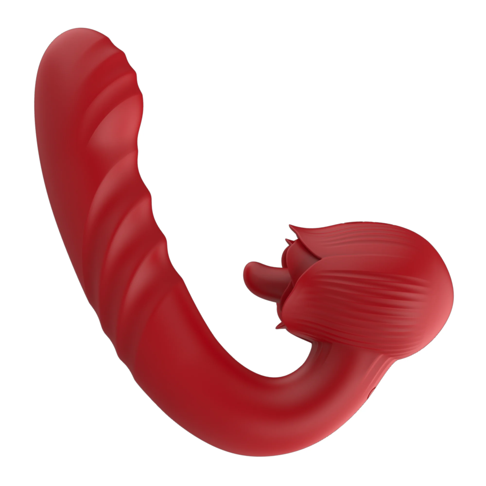 Rose Tongue Thruster Silicone Women's Sex Toy - Image 3