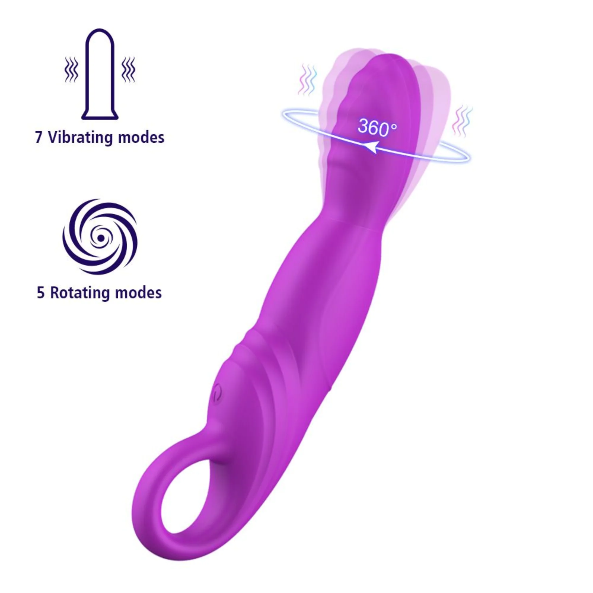 Rotating Rippled G-Spot Vibrator - Image 19