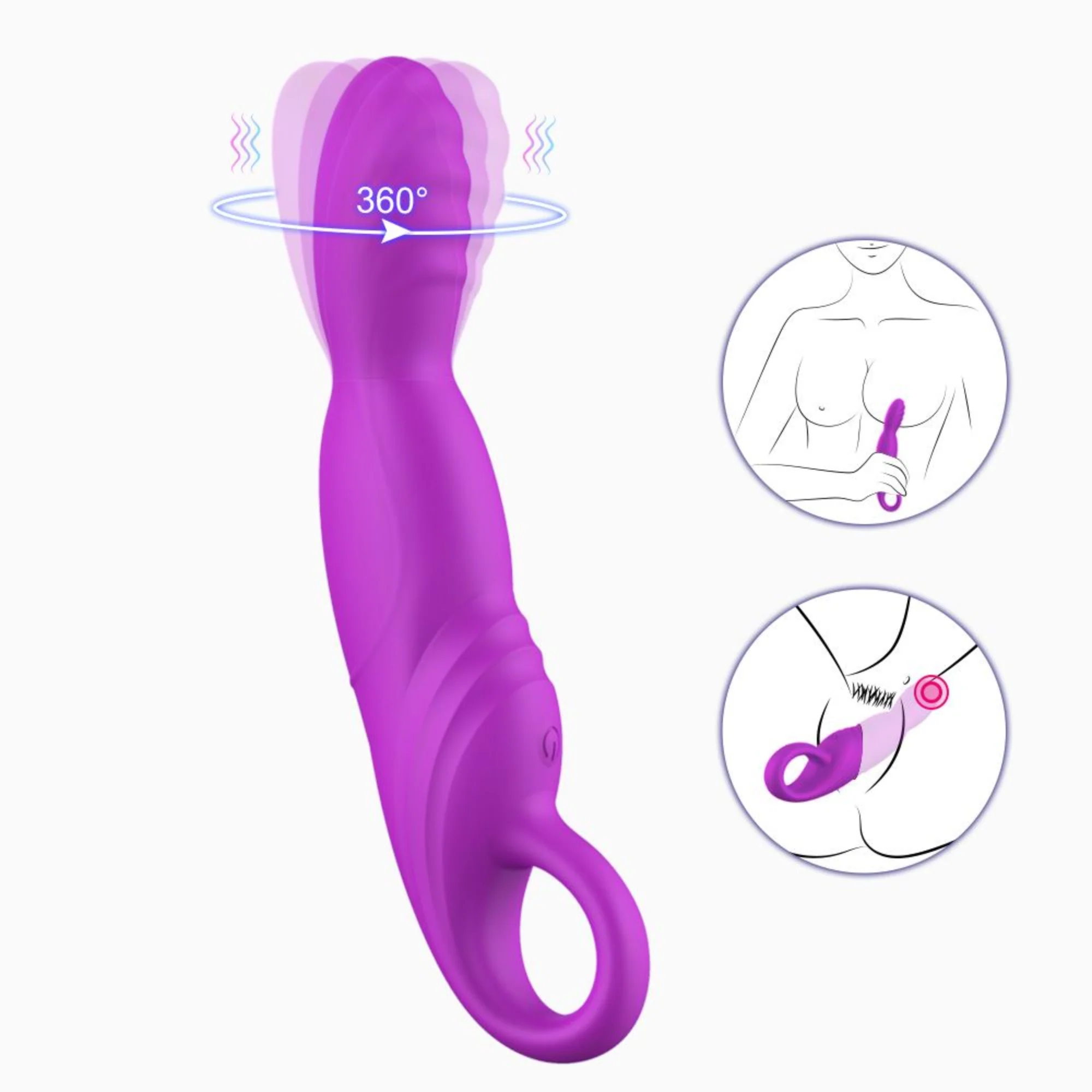 Rotating Rippled G-Spot Vibrator - Image 20