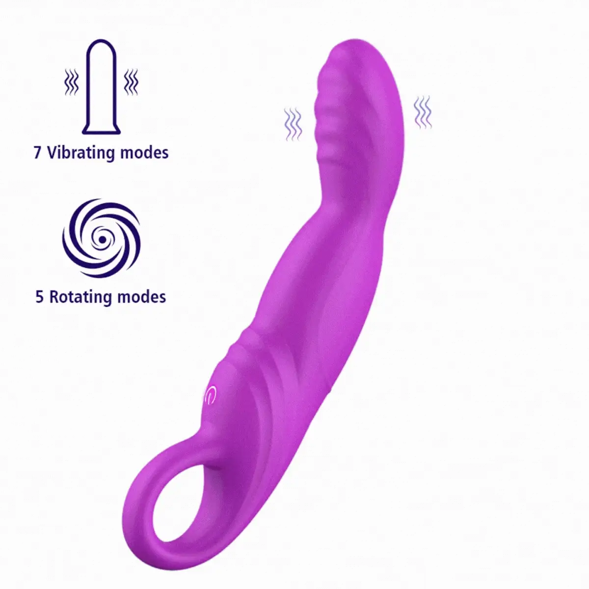 Rotating Rippled G-Spot Vibrator - Image 21