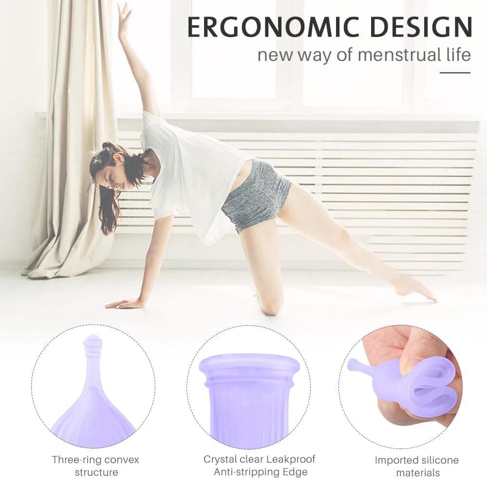 Sano Silicone Menstrual Cup Set - Image 5