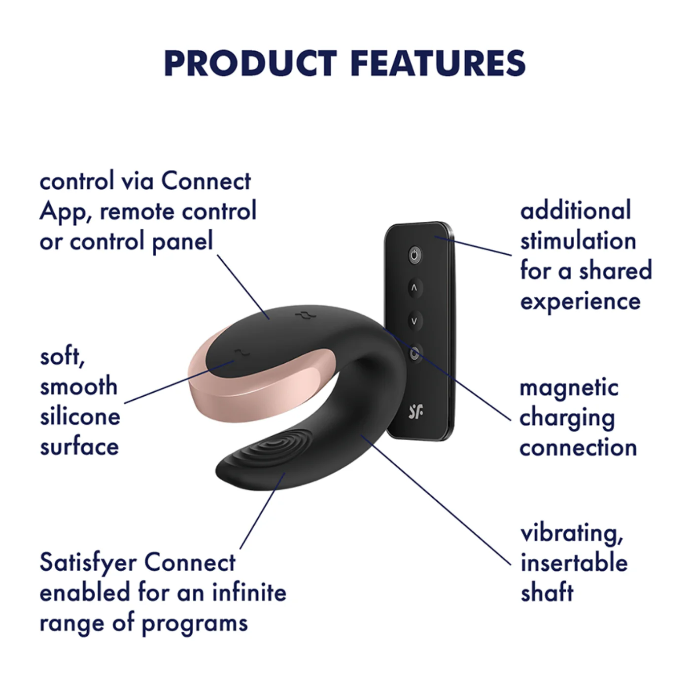 Satisfyer Double Love Luxury Couples Vibe - Image 3