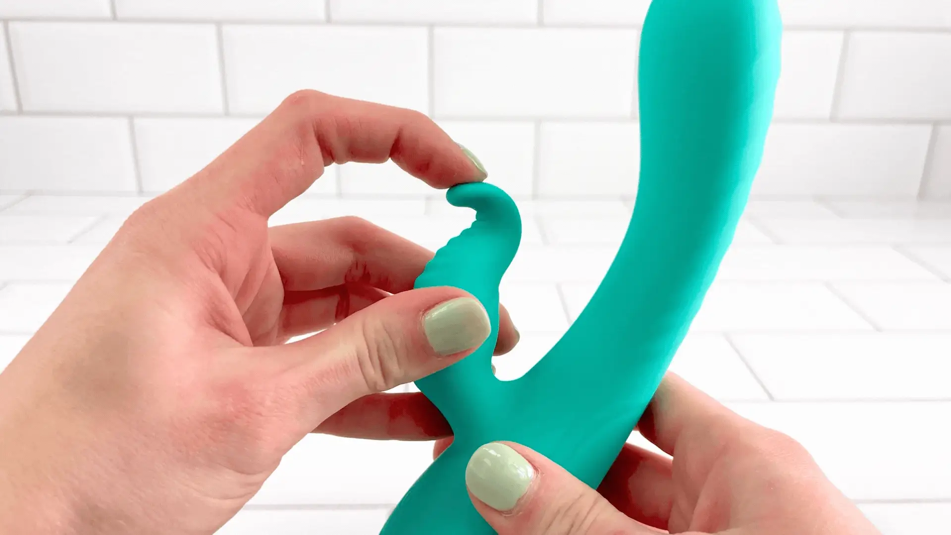 Sayuri Luxury Silicone Dual-Action Vibe and 2.2oz Tingling Lube Bundle - Image 8