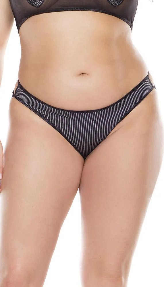 Seductive Strappy Crotchless Panty - Image 3