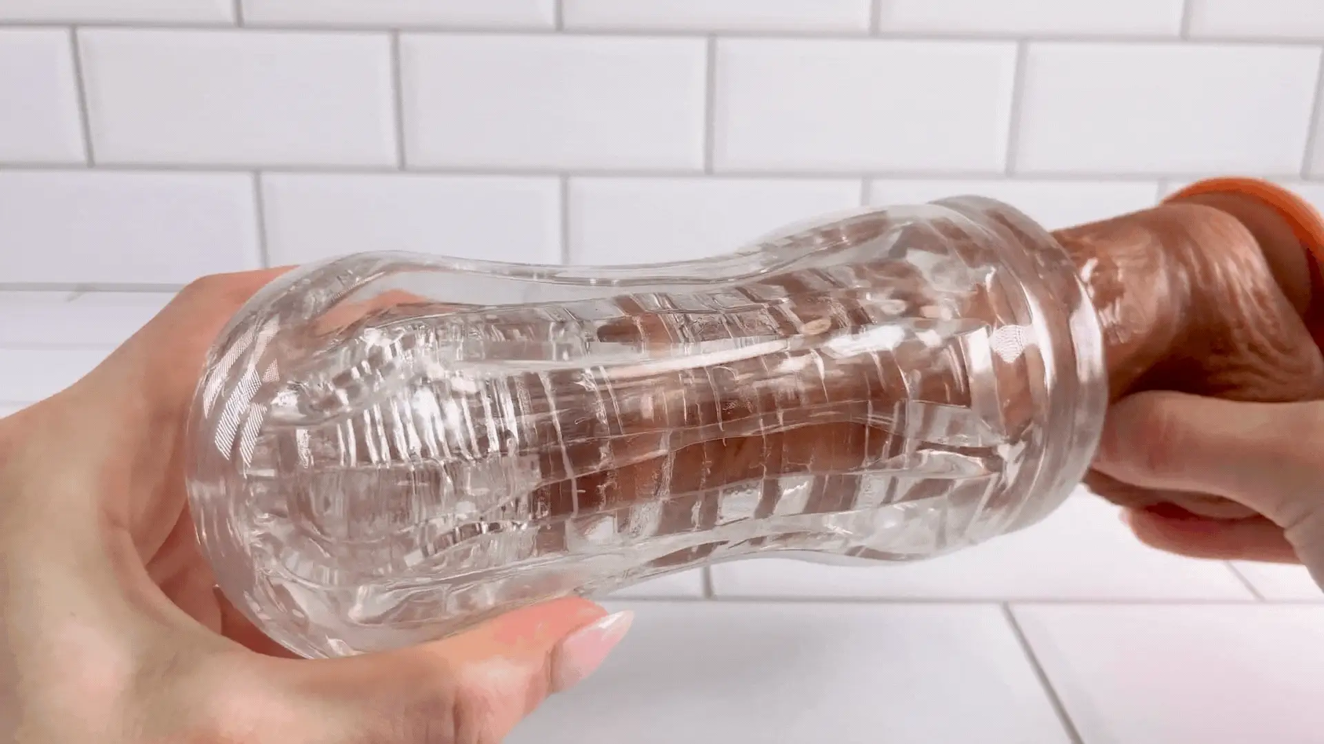 See Through Me - Clear Sucking Masturbator with Pleasure Nubs - Image 4