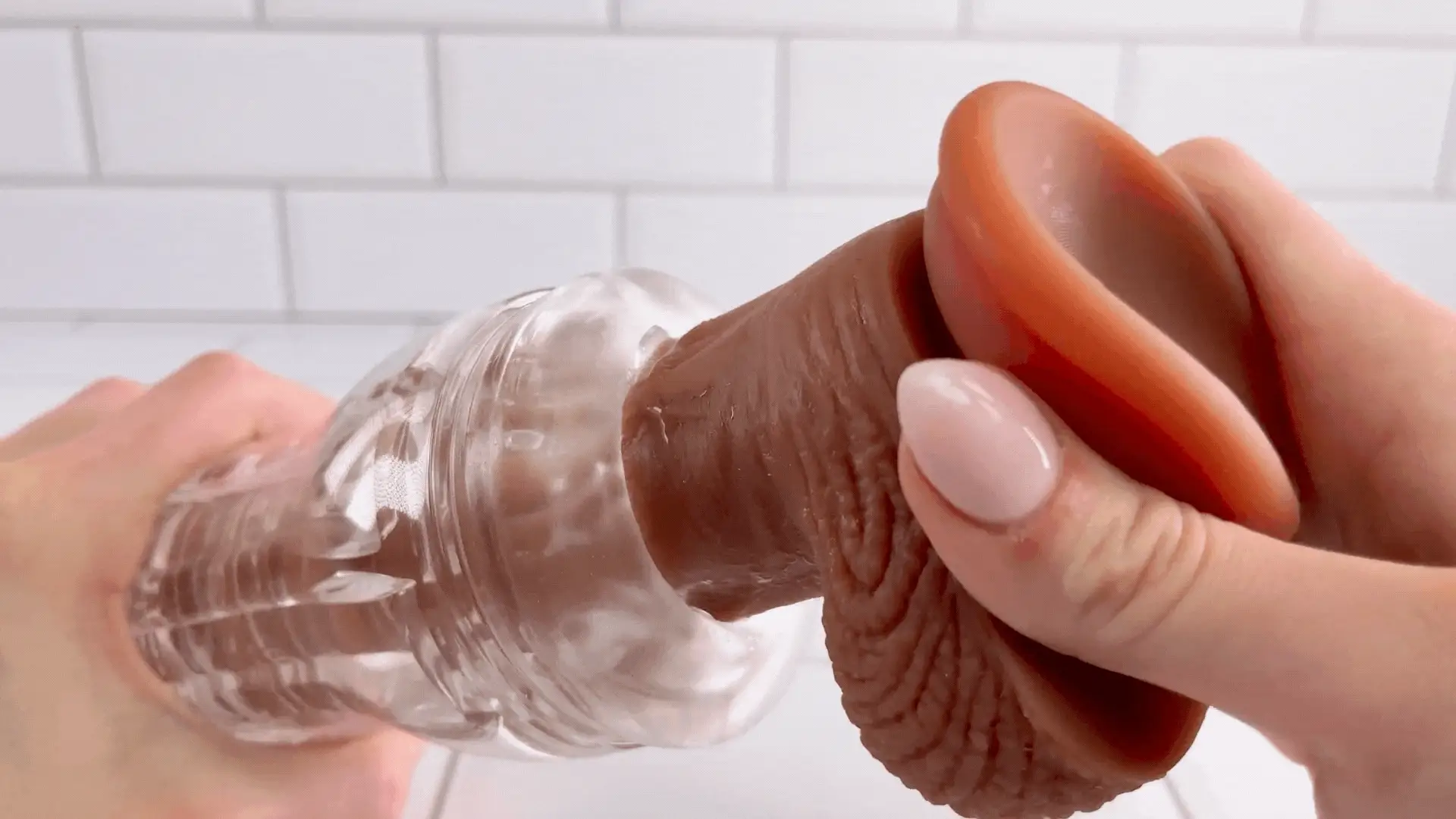 See Through Me - Clear Sucking Masturbator with Pleasure Nubs - Image 6