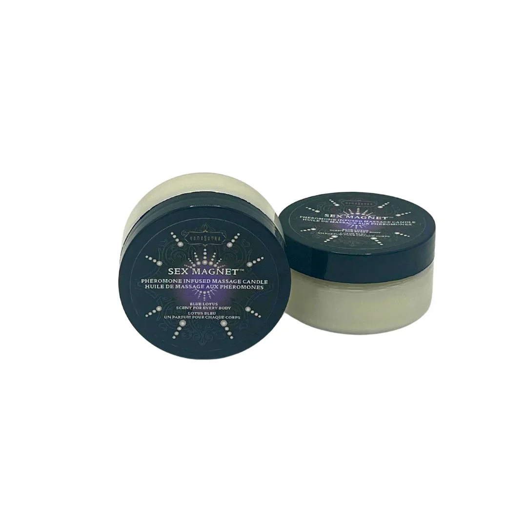 Sex Magnet Blue Lotus Pheromone Massage Candle - Image 3