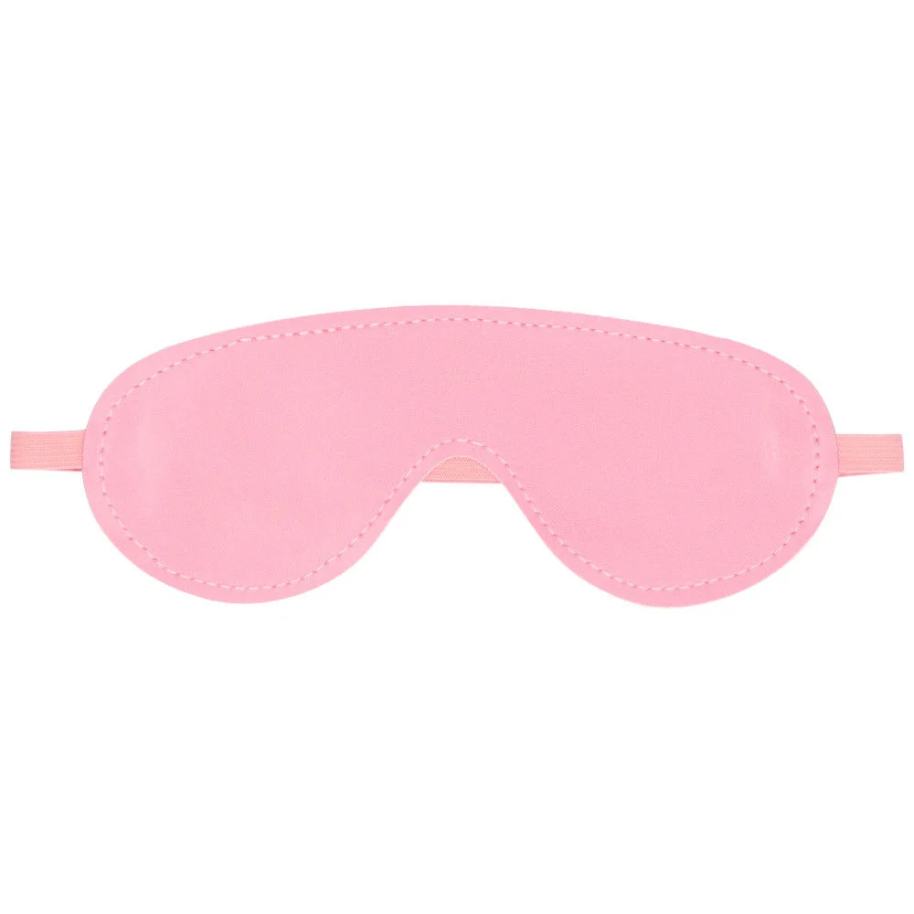 Sexy Faux Leather Bondage Blindfold - Image 4