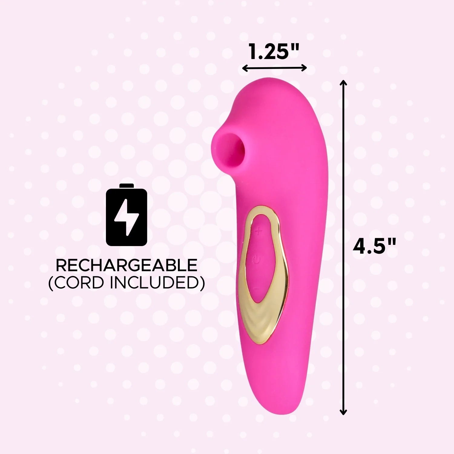Dolce Silicone Air Pulsating Clit Stimulator - Image 5