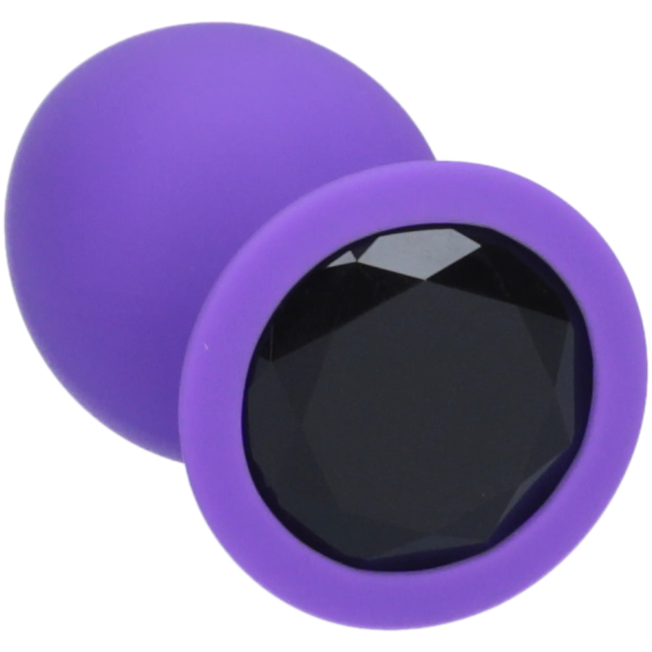 Silicone Jeweled Anal Plug - Available In 3 Sizes! - Image 5