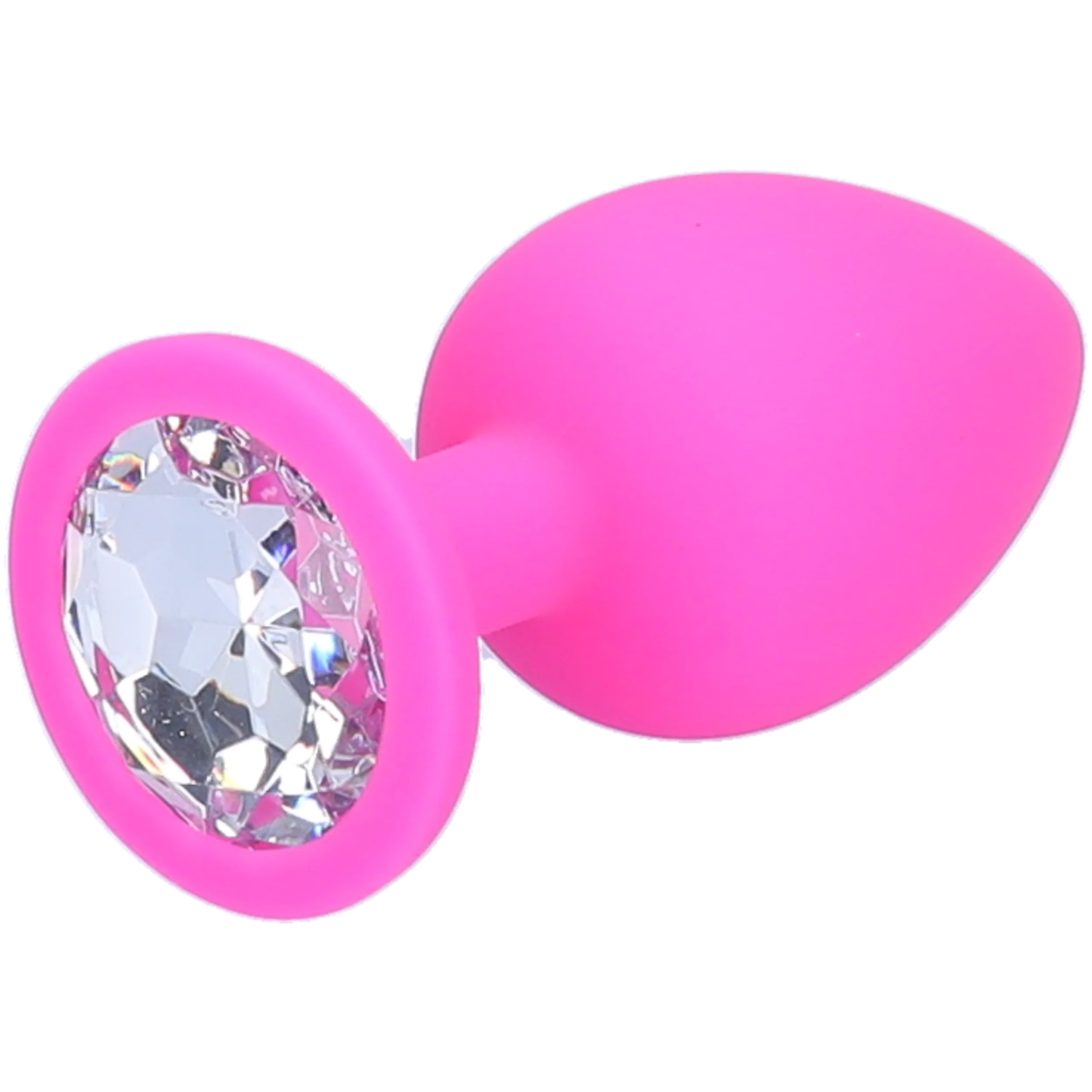 Silicone Jeweled Anal Plug - Available In 3 Sizes! - Image 7