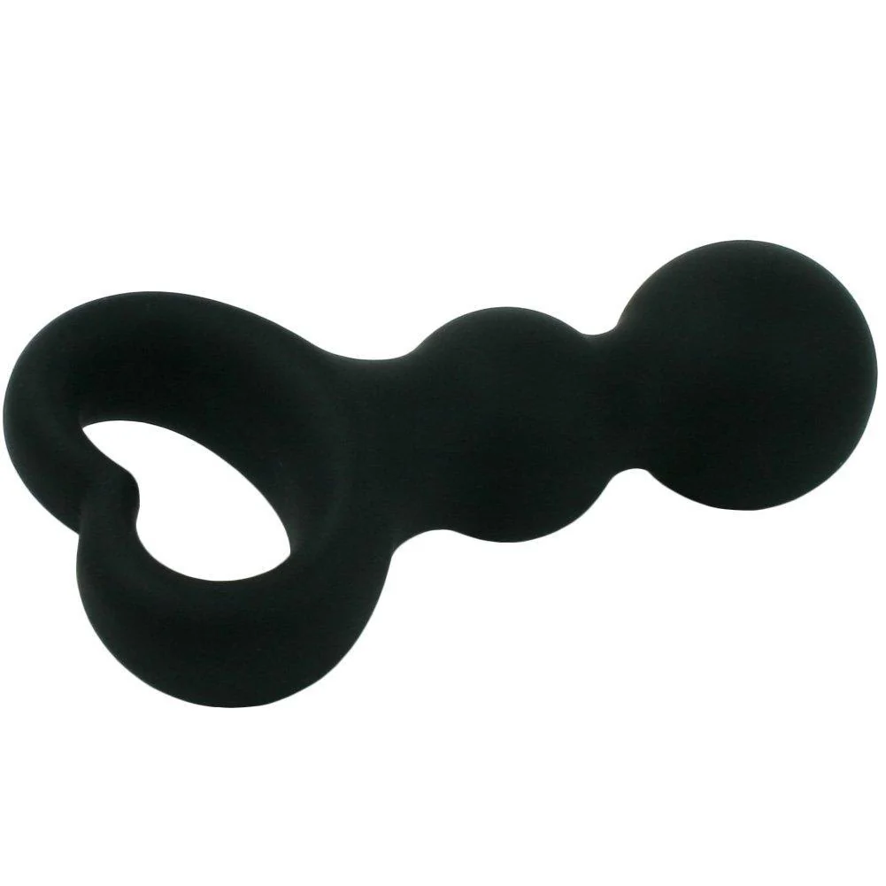 Silicone Heart Beaded Anal Plug - Silky Smooth! - Image 3