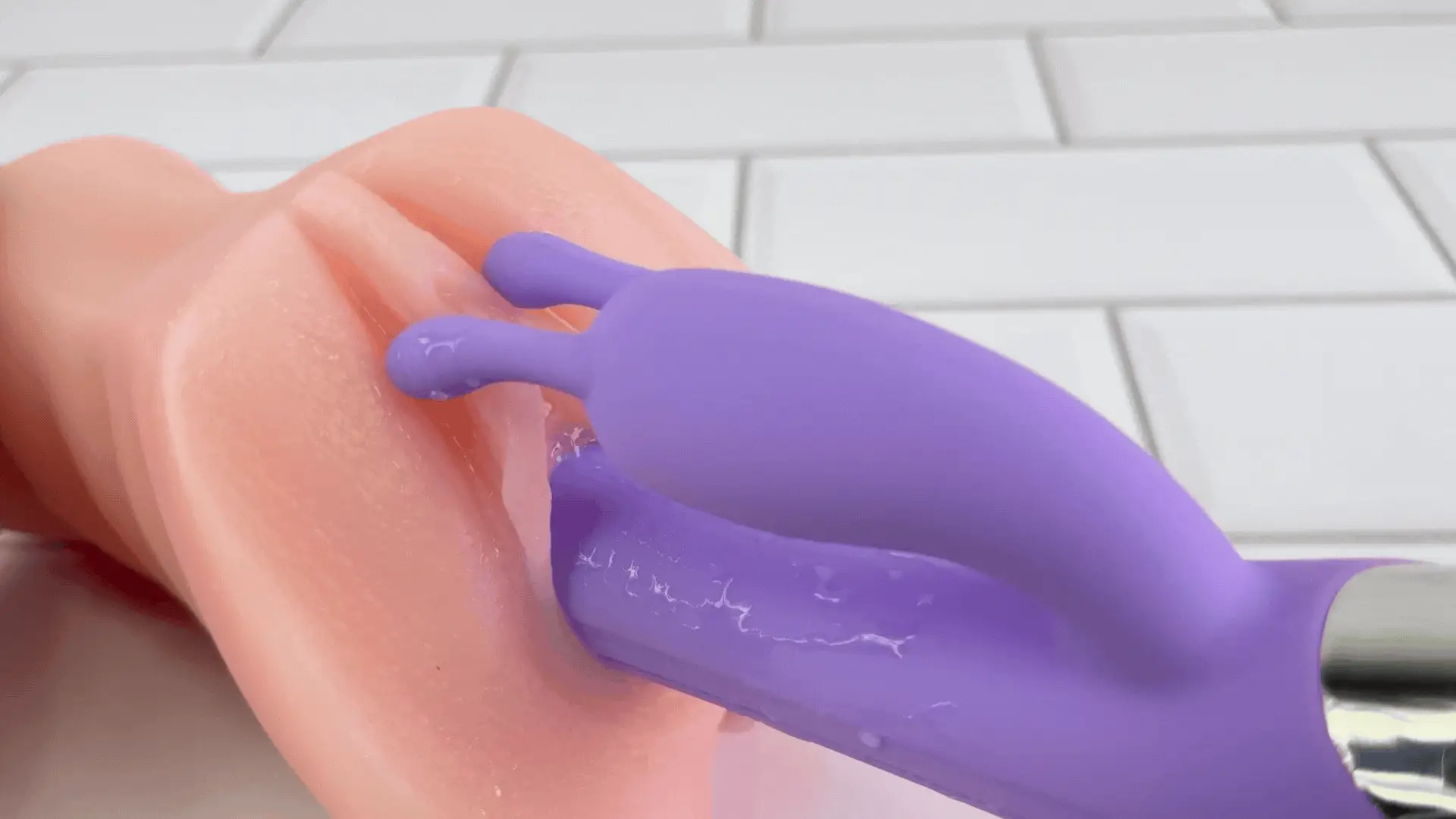 Rippled High Quality G-Spot Rabbit Massager - Image 4