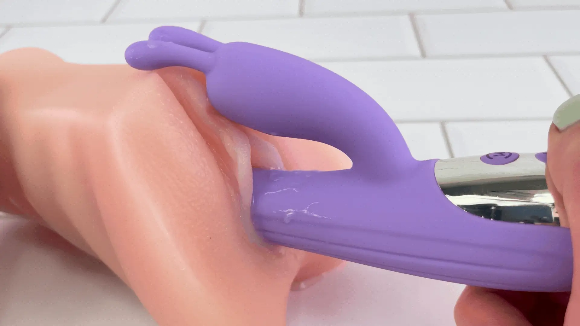 Rippled High Quality G-Spot Rabbit Massager - Image 6