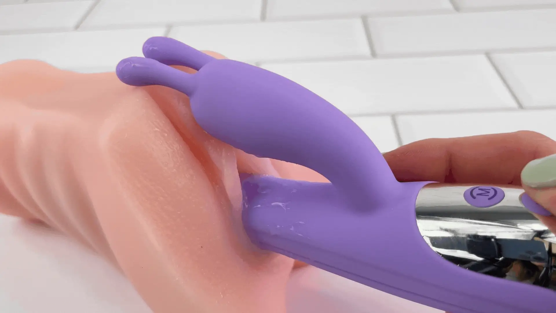 Rippled High Quality G-Spot Rabbit Massager - Image 8