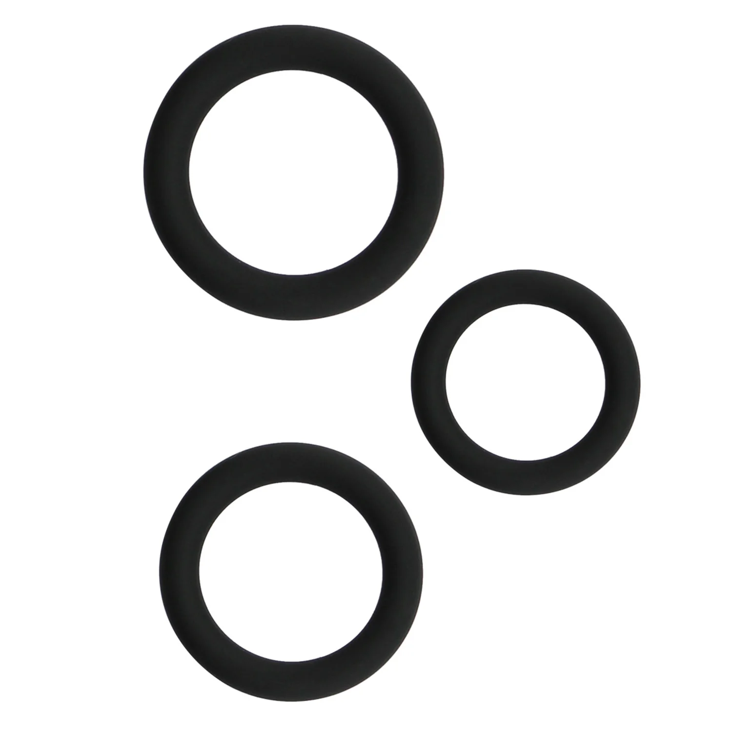 Silicone Thick Erection Stacking Cock Ring Set - Image 10