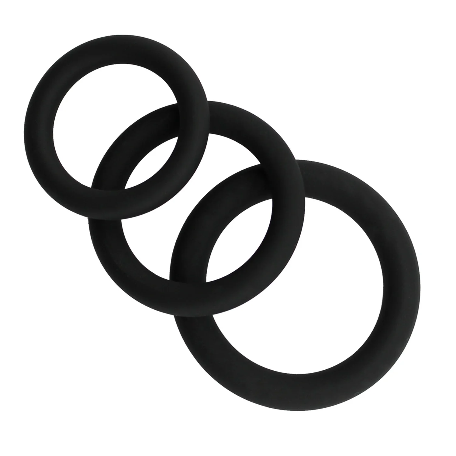 Silicone Thick Erection Stacking Cock Ring Set - Image 7