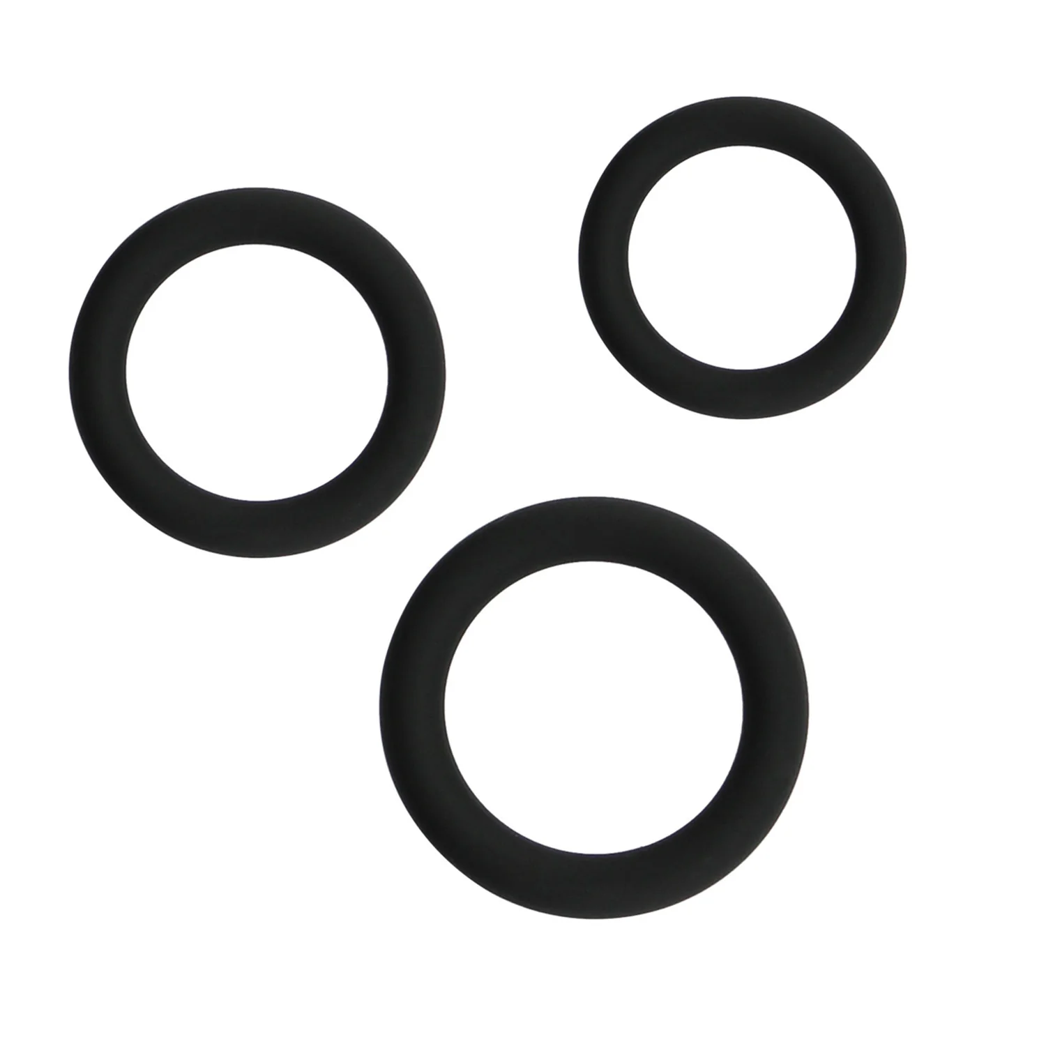 Silicone Thick Erection Stacking Cock Ring Set - Image 9
