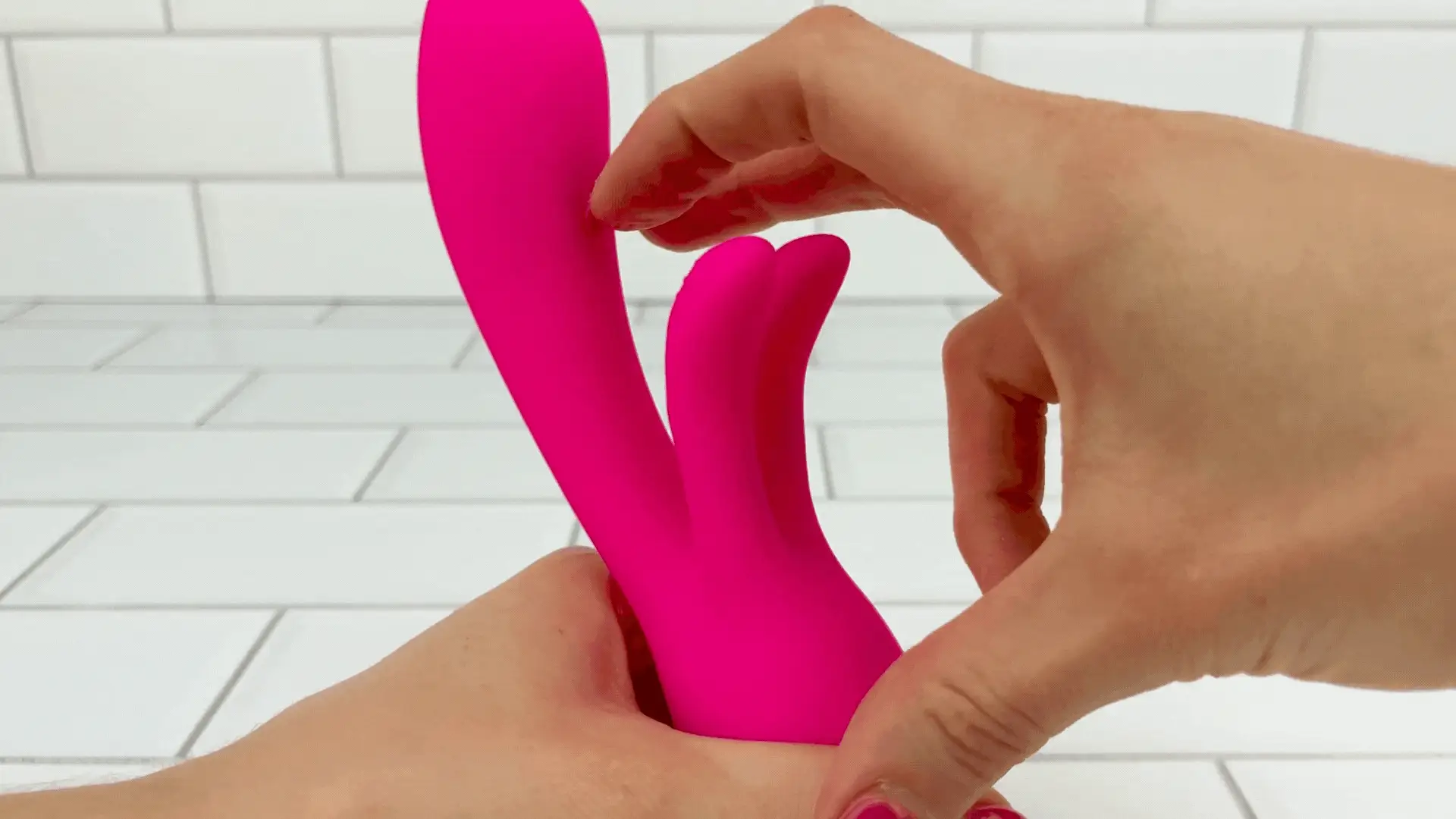 Silicone G-Spot Rabbit - Rubs Your Clit with Every Thrust! - Image 2