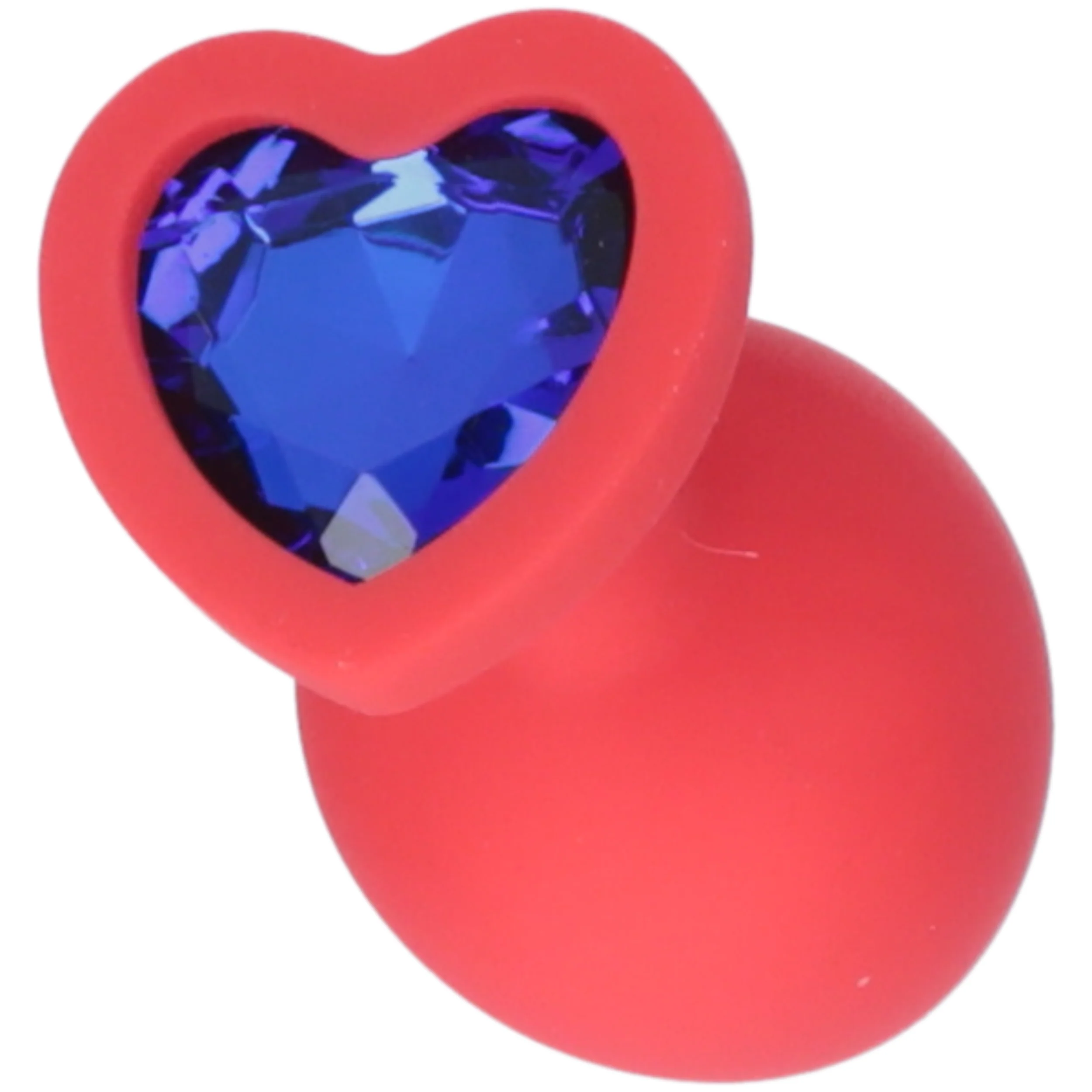 Silicone Heart Jeweled Anal Plug - 3 Sizes Available! - Image 14