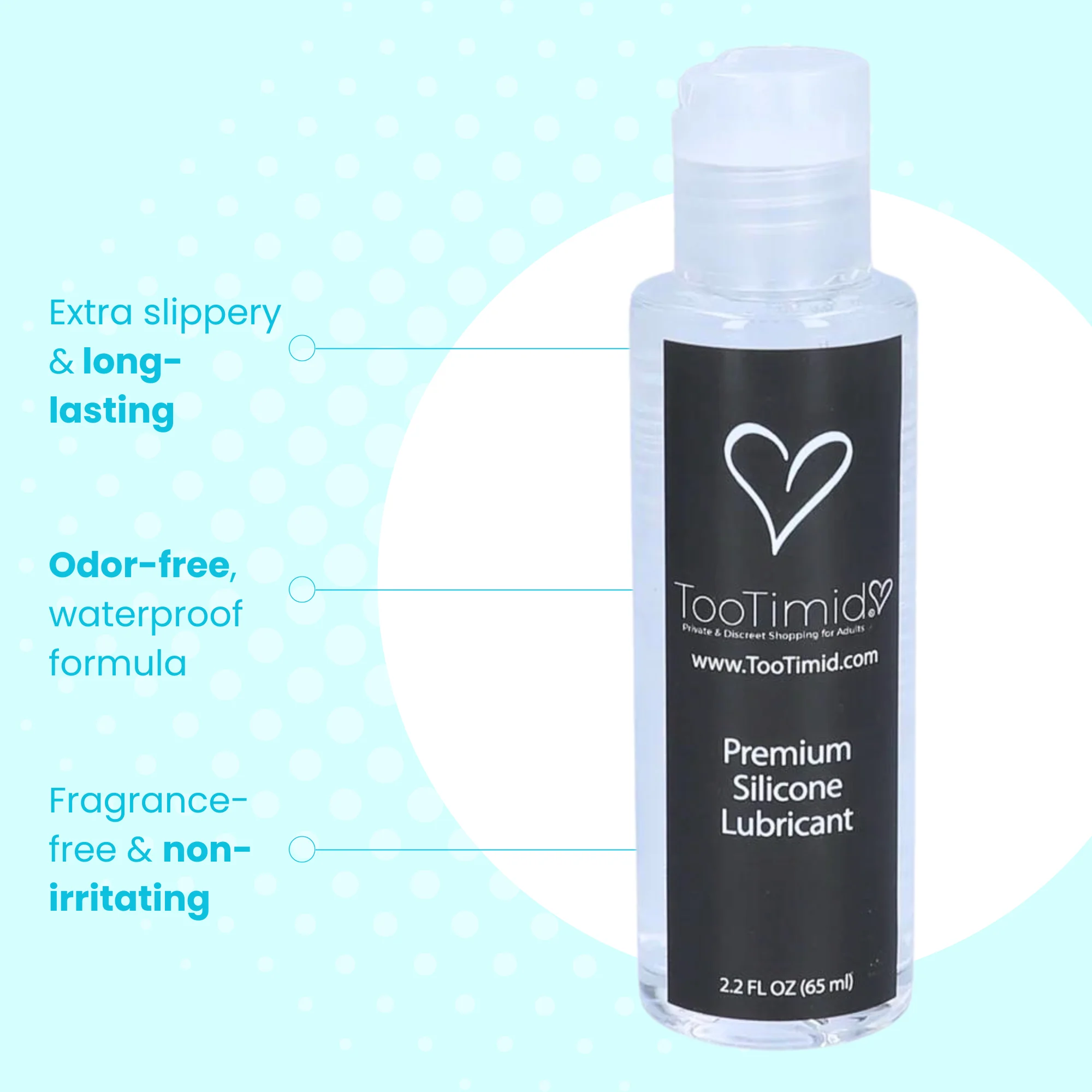 TooTimid Silicone Sex & Masturbation Lube - Super Long Lasting! - Image 3