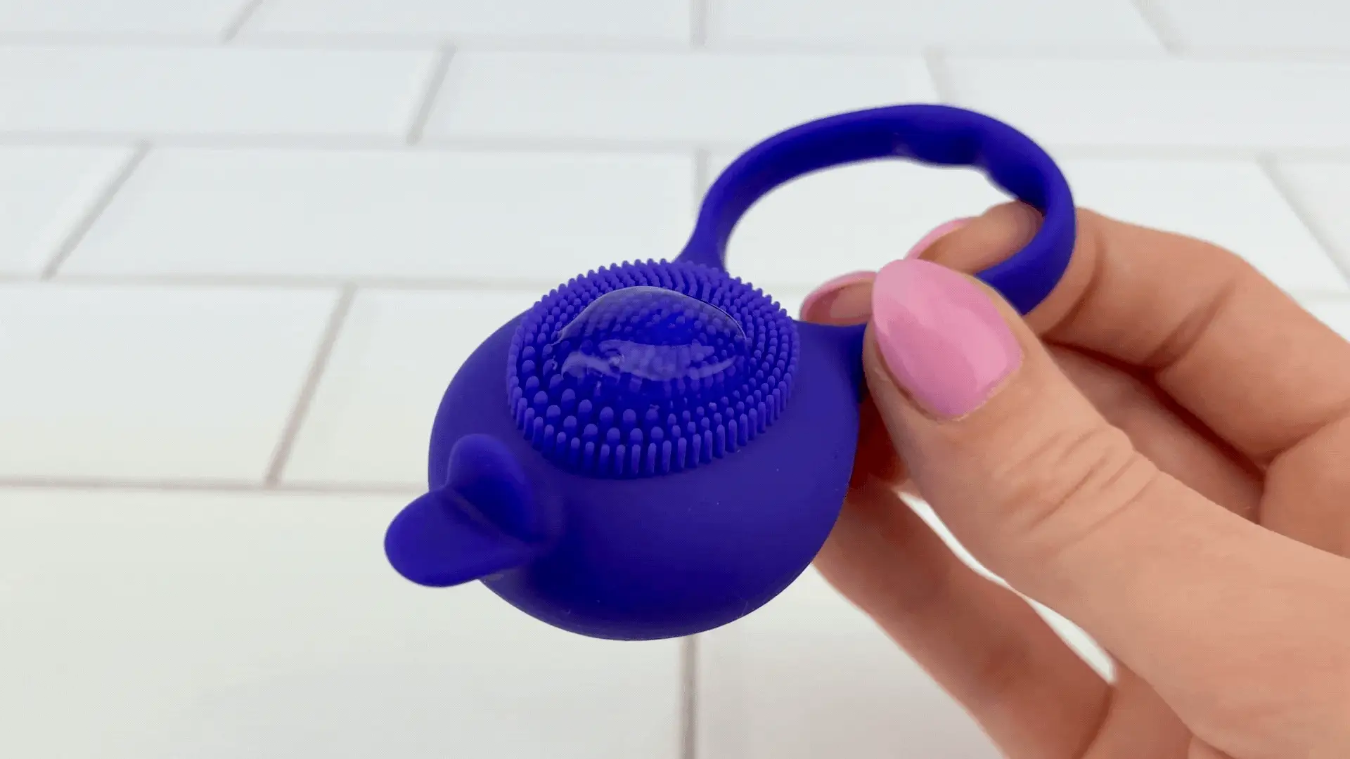 Silicone Clit Stimulating Vibrating Cock Ring For Couples - Image 2