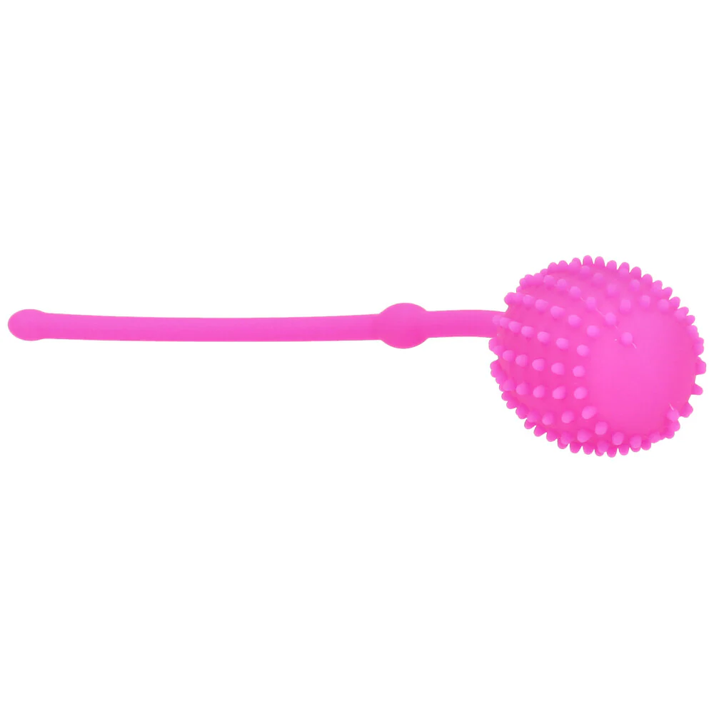 Silicone Textured Kegel Ball With Rolling Weight - Image 3