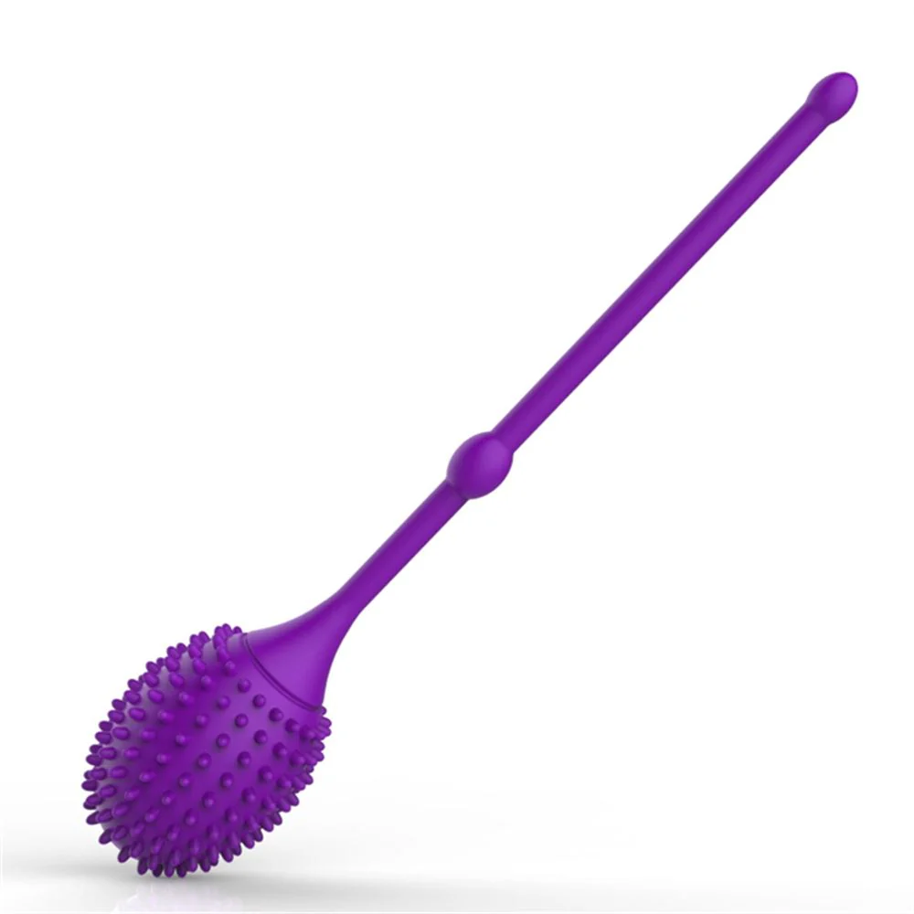 Silicone Textured Kegel Ball With Rolling Weight - Image 4