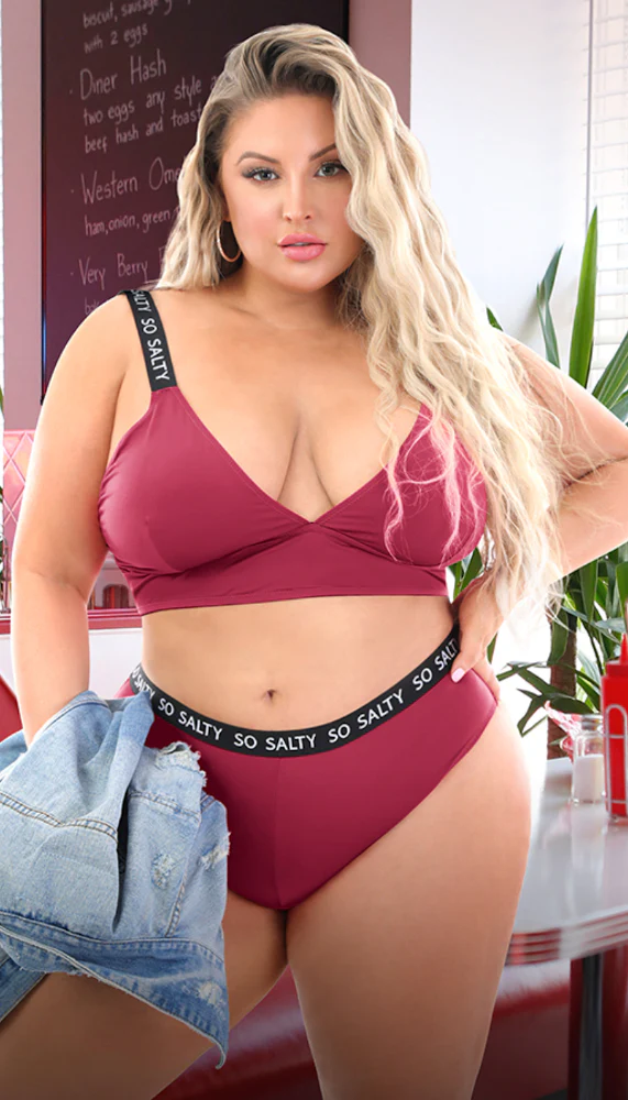 So Salty Longline Bralette & Cheeky Panty - Image 3