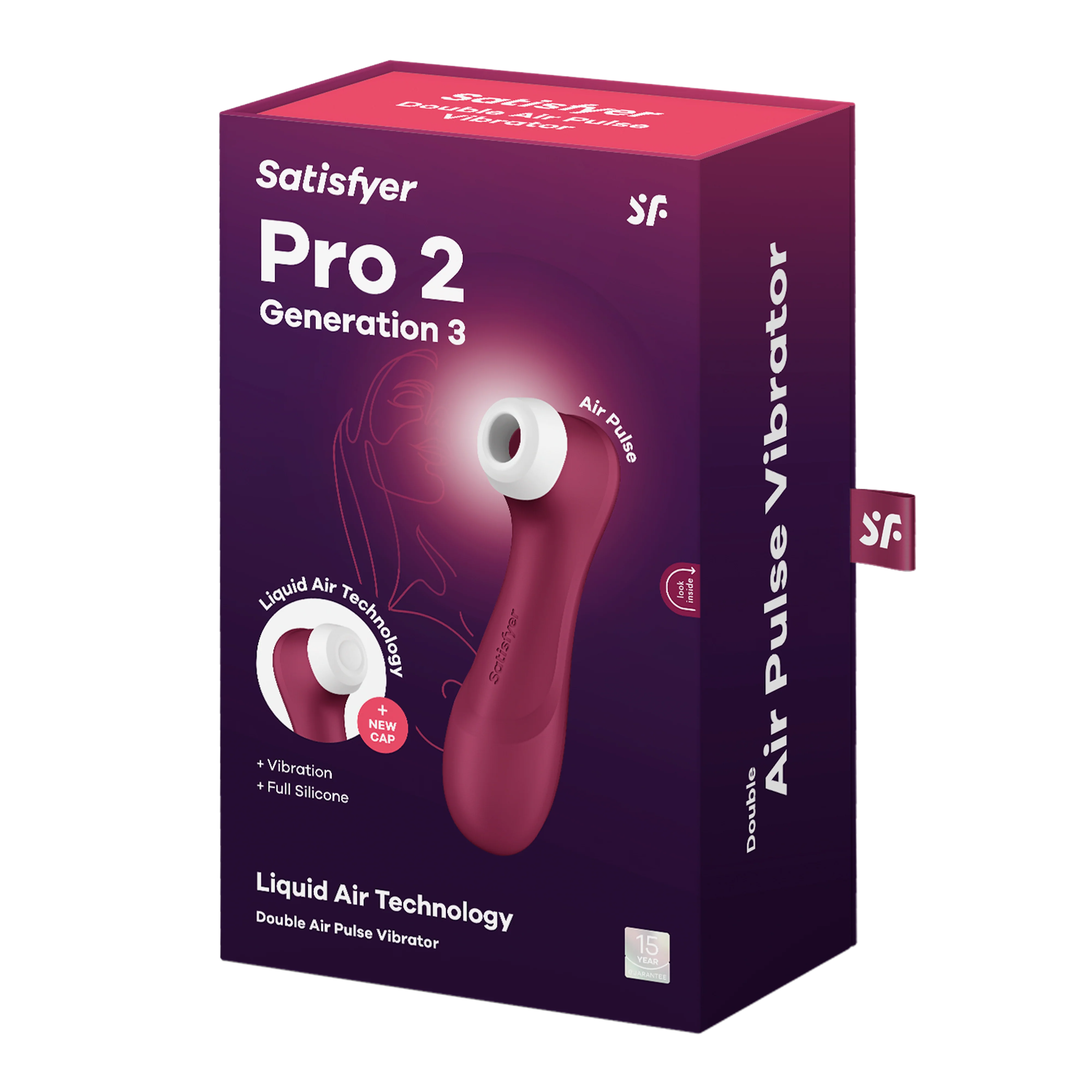 Satisfyer Pro 2 Liquid Air Technology Clitoral Stimulator With Bluetooth App - Image 6
